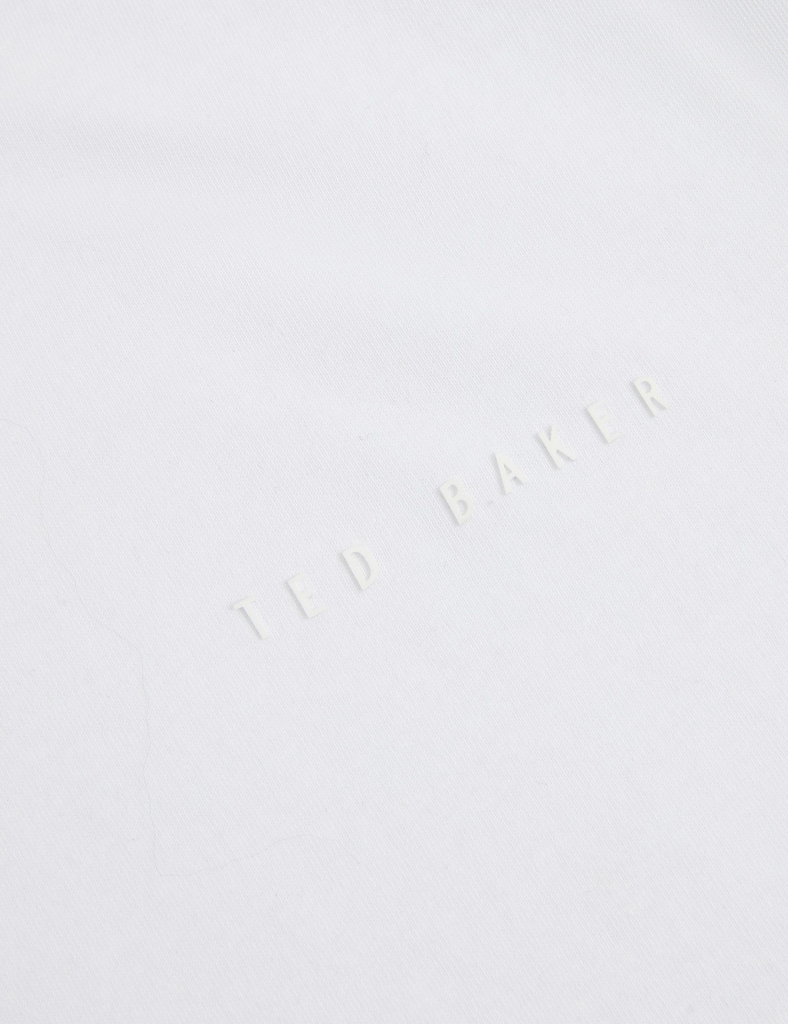 Pure Cotton Branded Honeycomb Trim T-Shirt 4 of 4