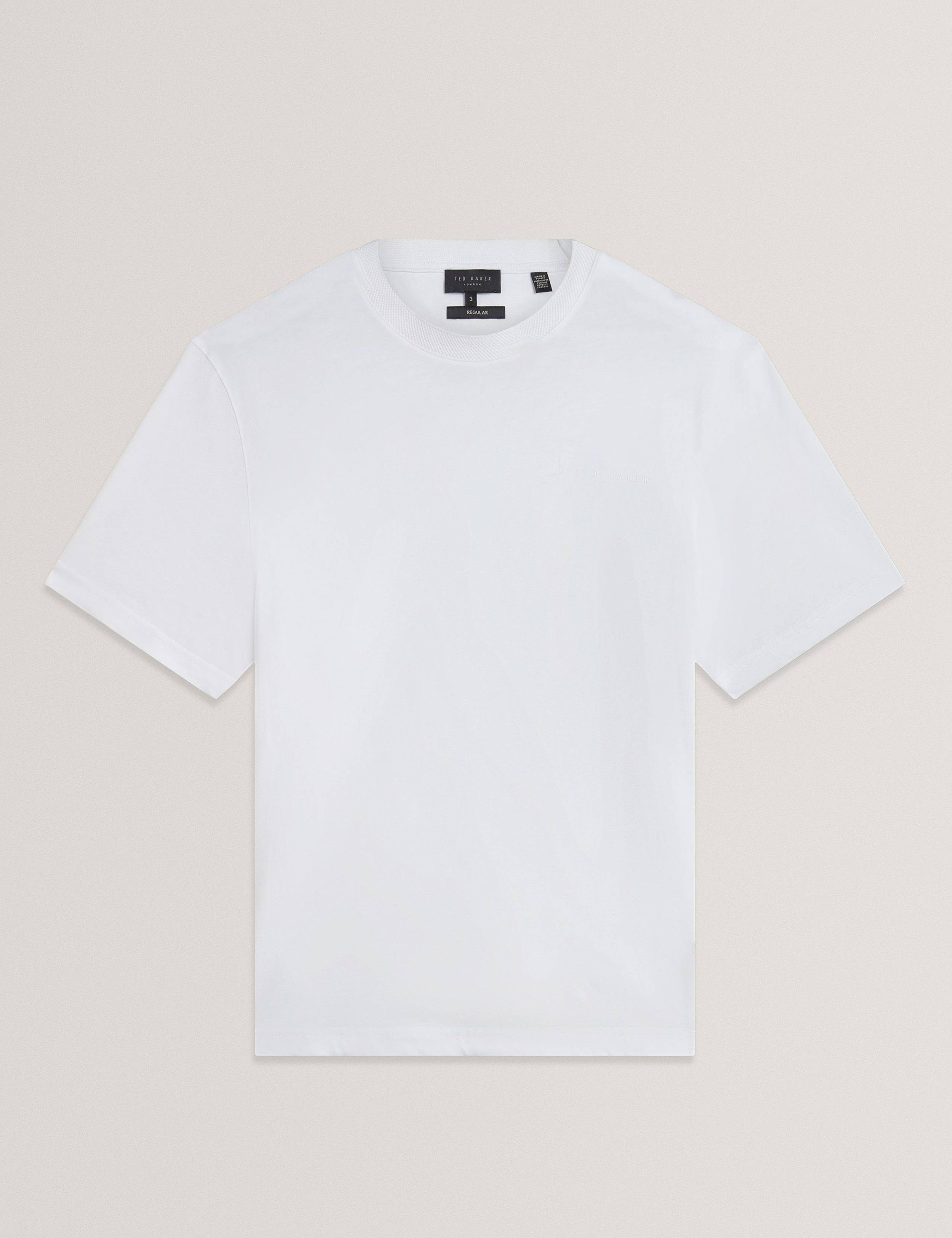 Pure Cotton Branded Honeycomb Trim T-Shirt 2 of 4