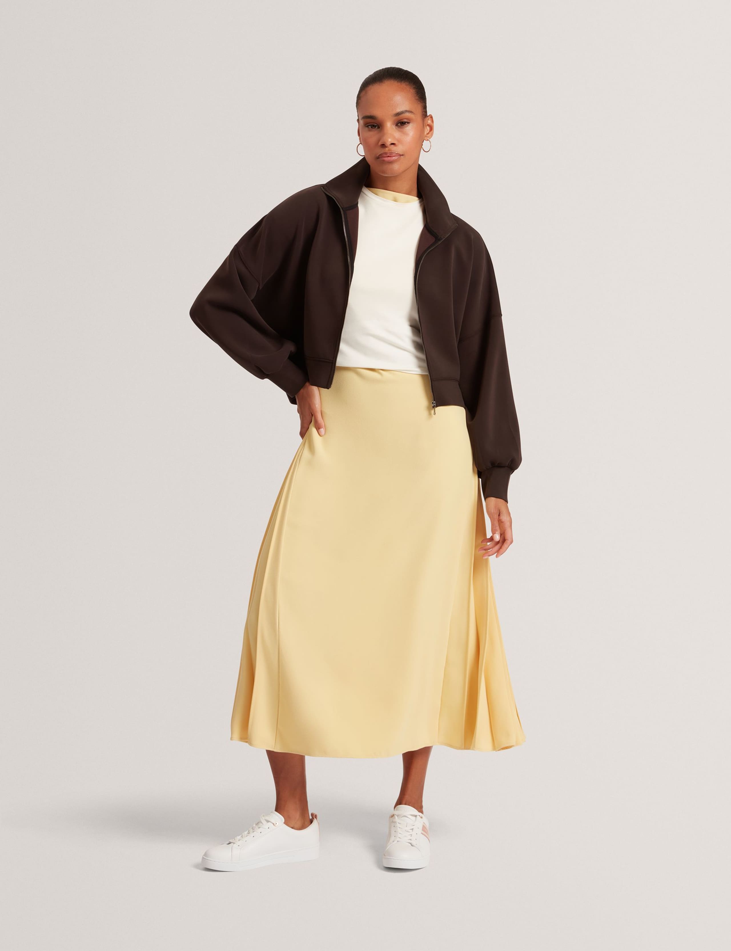 Modal Blend Zip Up Sweatshirt 3 of 6
