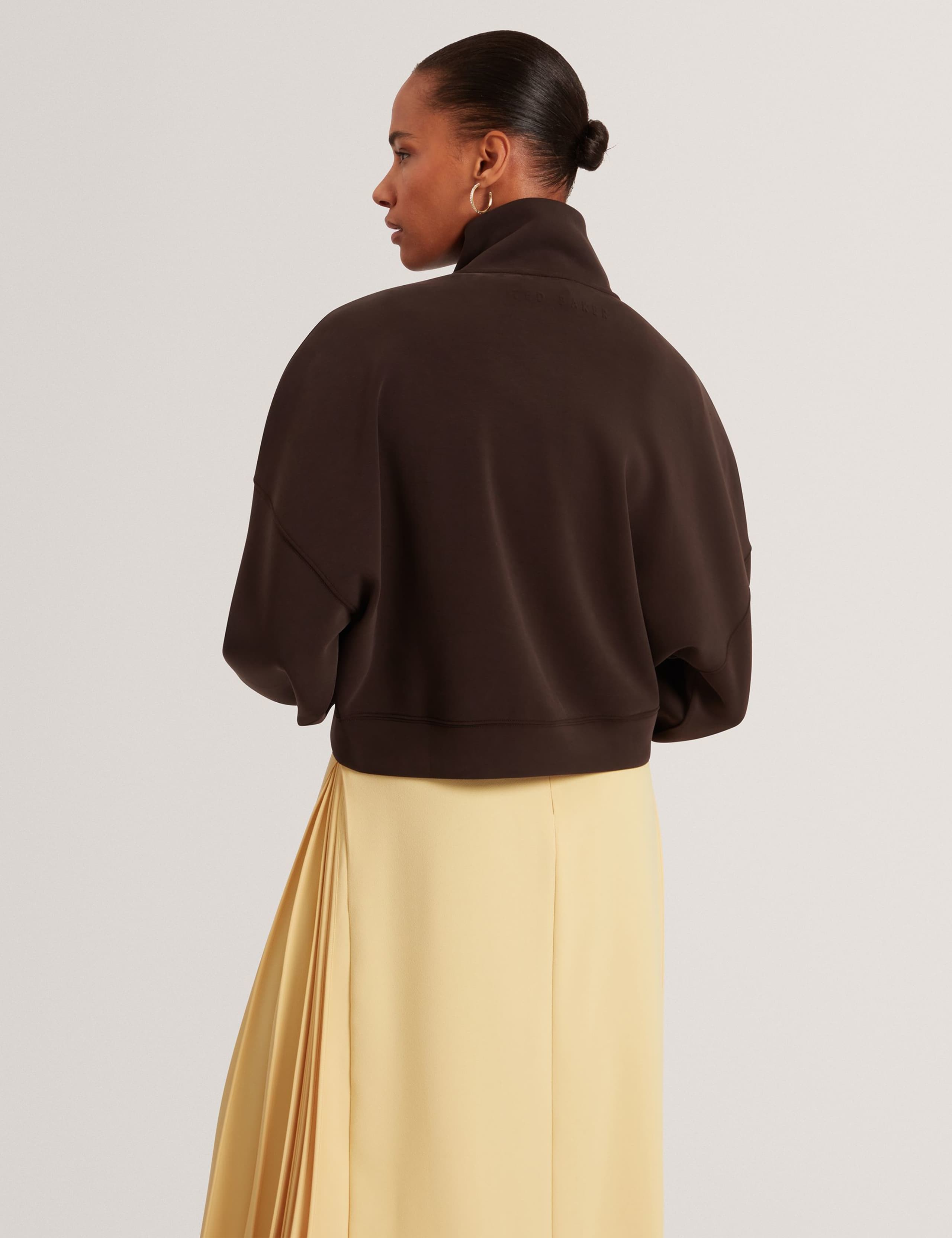 Modal Blend Zip Up Sweatshirt 4 of 6