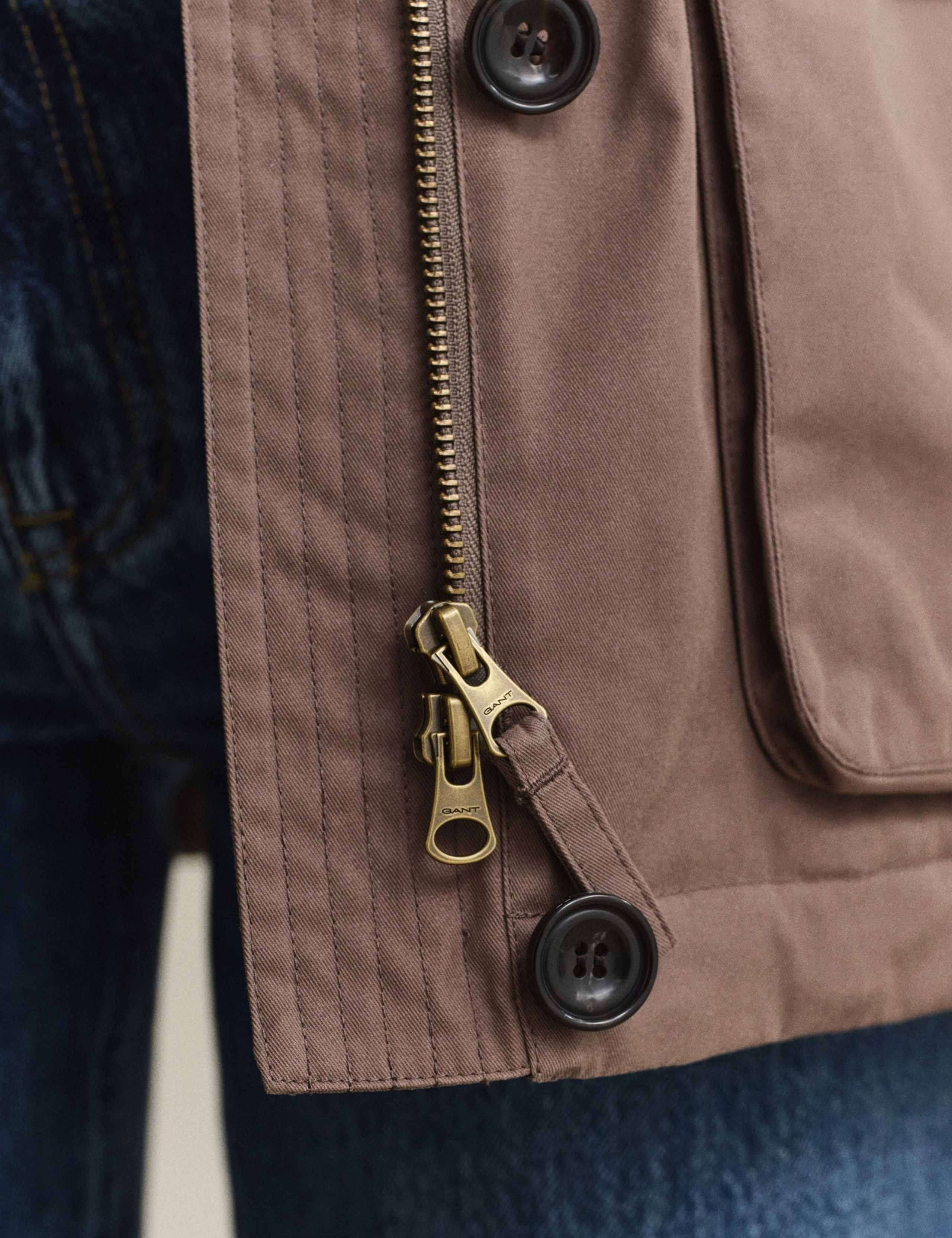 Cotton Rich Waisted Cord Trim Utility Jacket 7 of 11