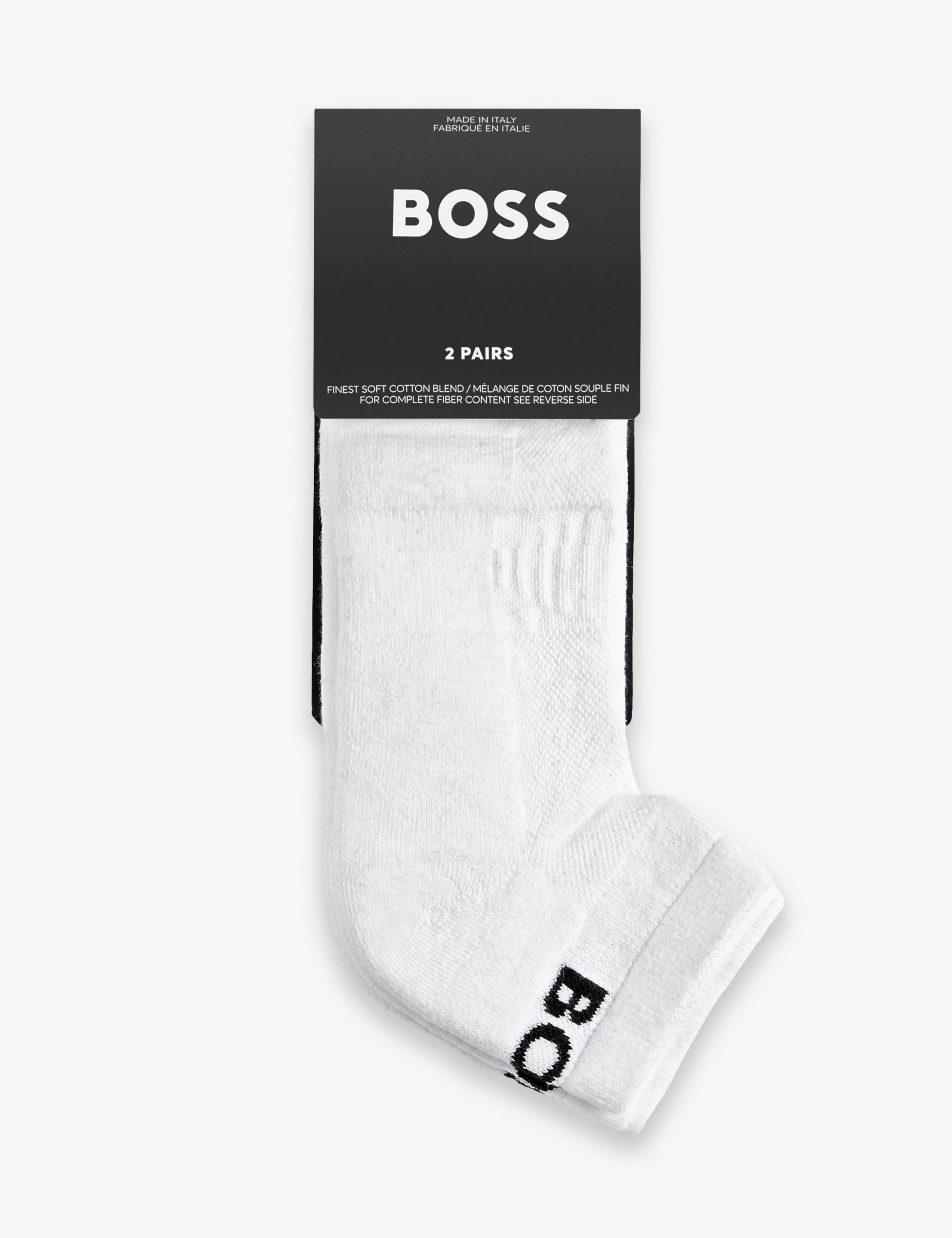 2 Pack Cotton Rich Cushioned Trainer Socks 3 of 3