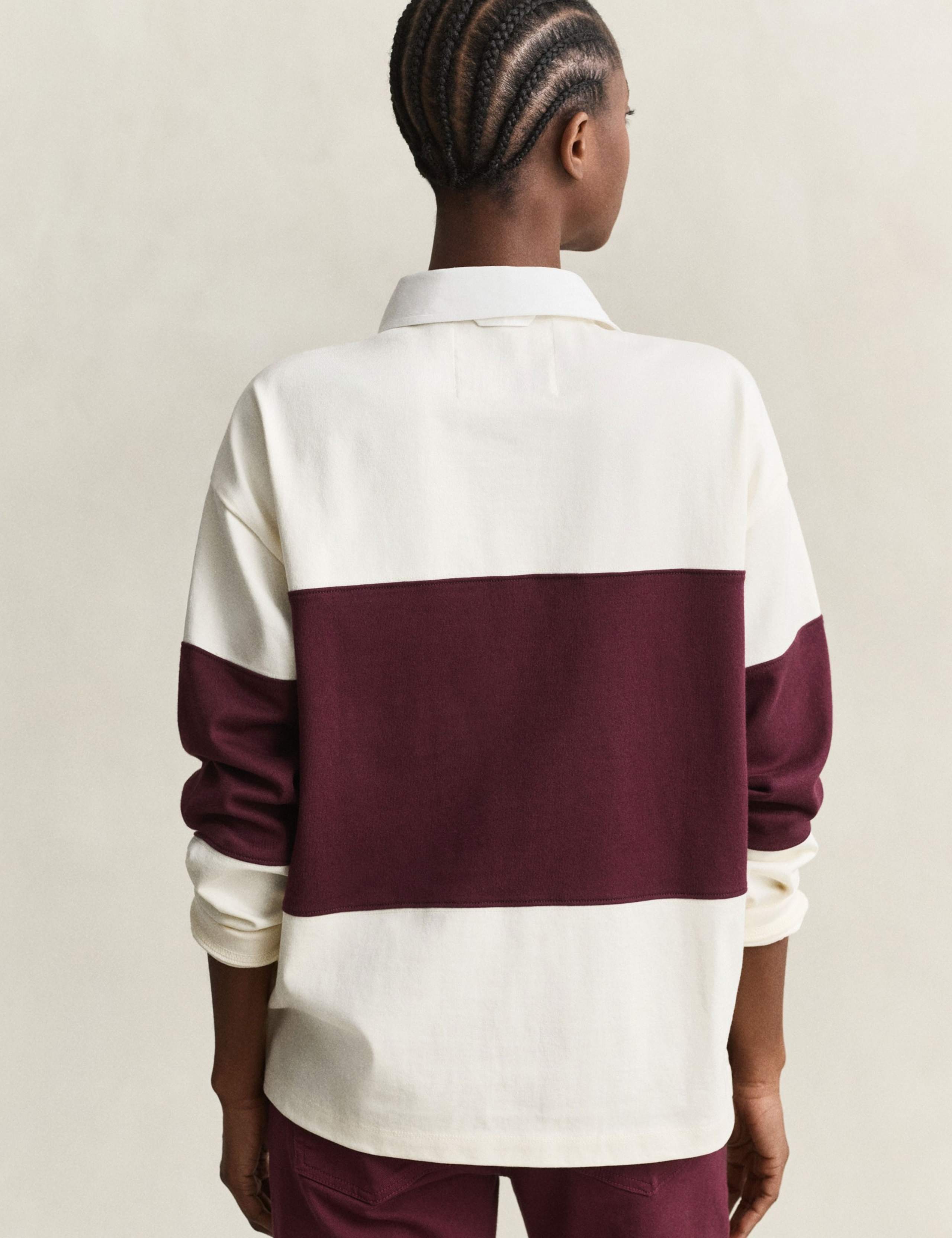 Pure Cotton Striped Rugby Shirt 4 of 6