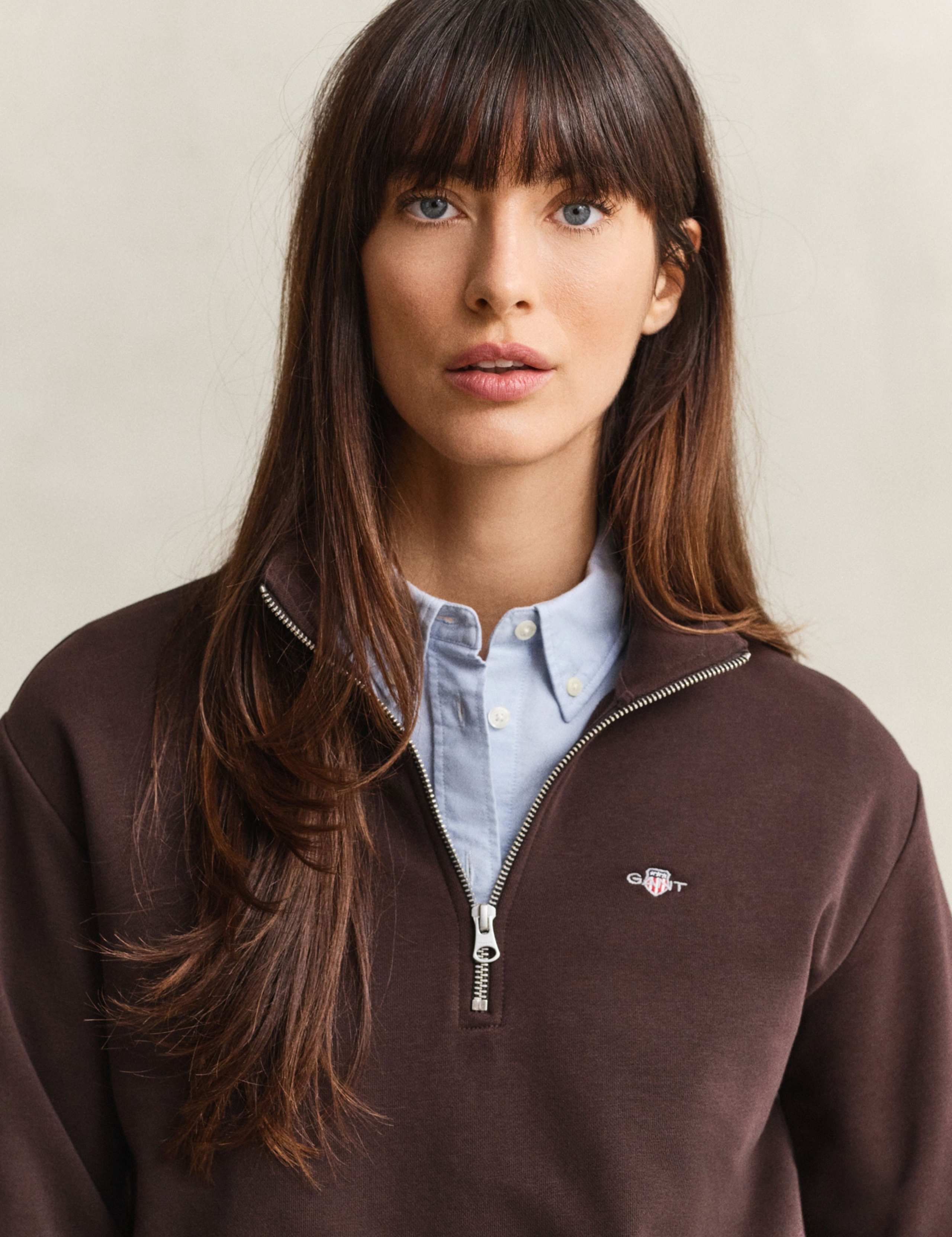 Cotton Rich Half Zip Sweatshirt 3 of 6