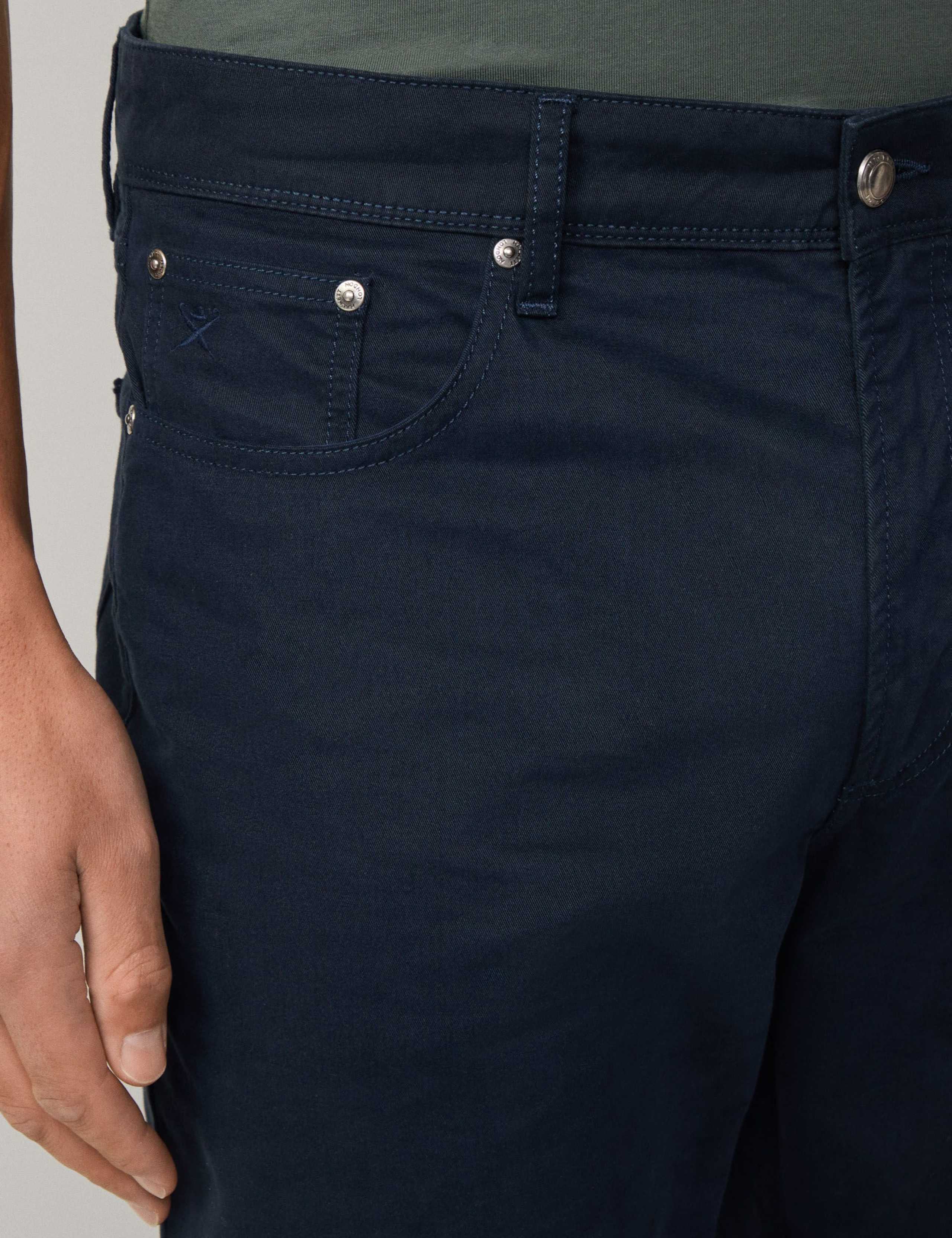 Regular Fit Textured Stretch Trousers 3 of 6