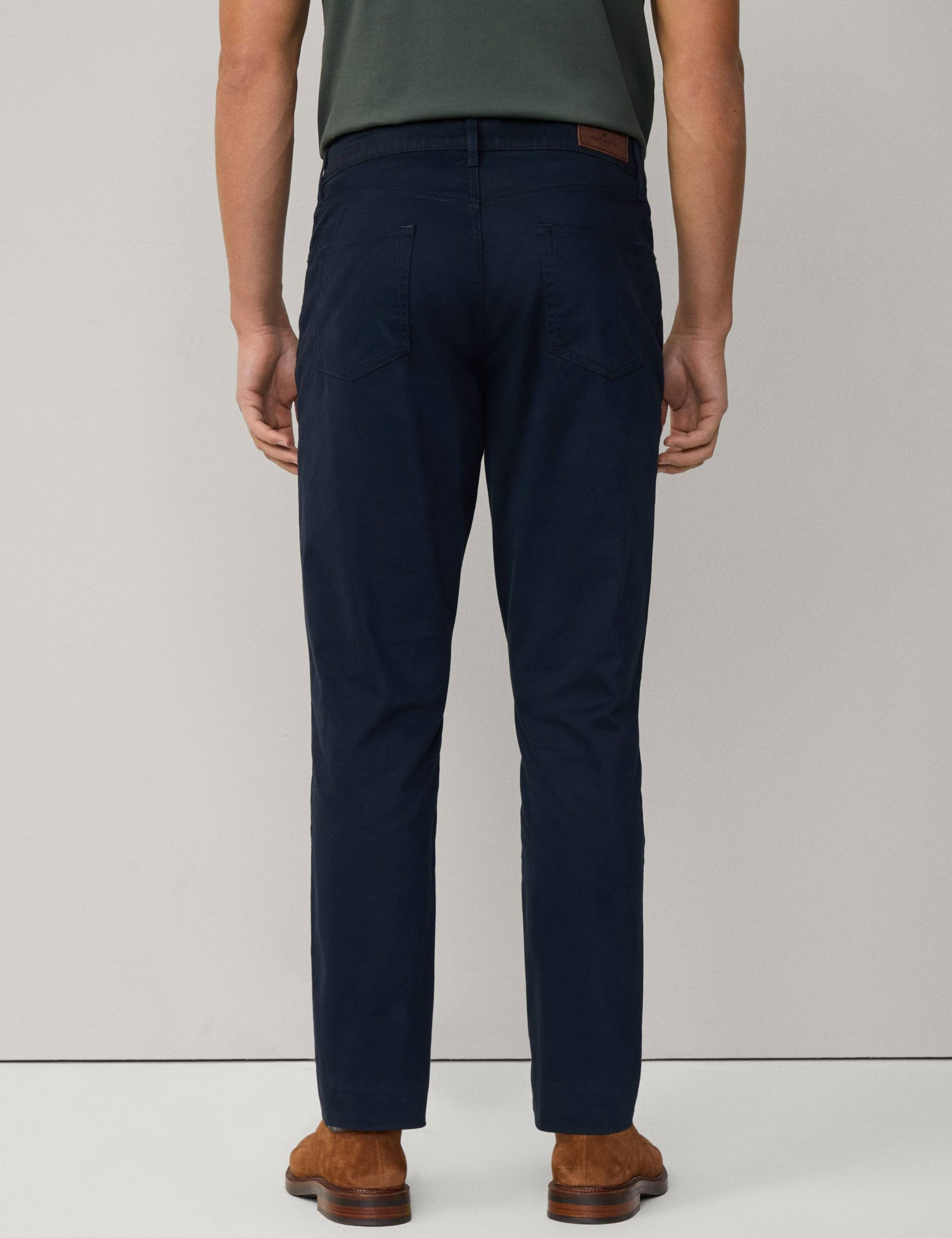 Regular Fit Textured Stretch Trousers 6 of 6