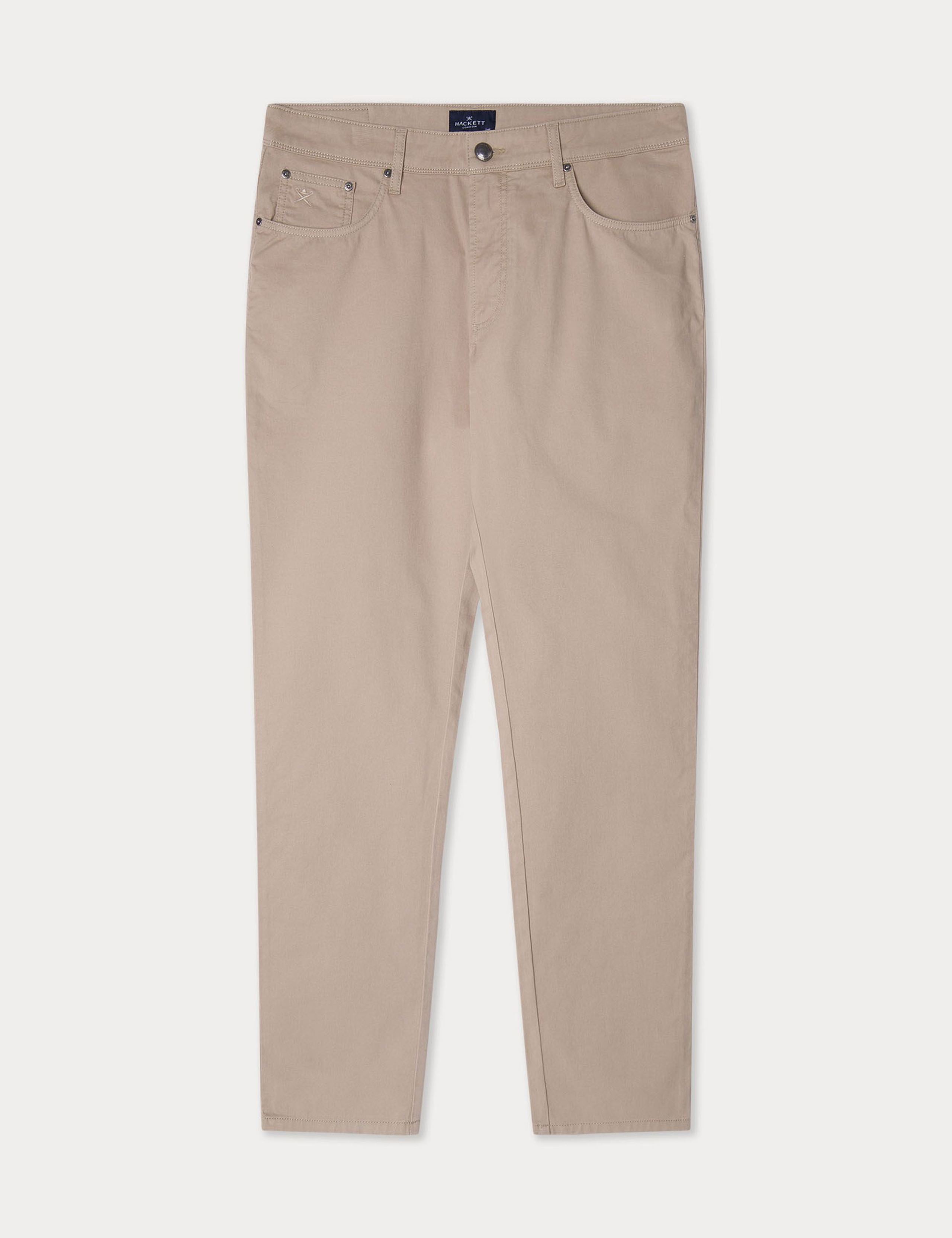Regular Fit Textured Stretch Trousers 2 of 2