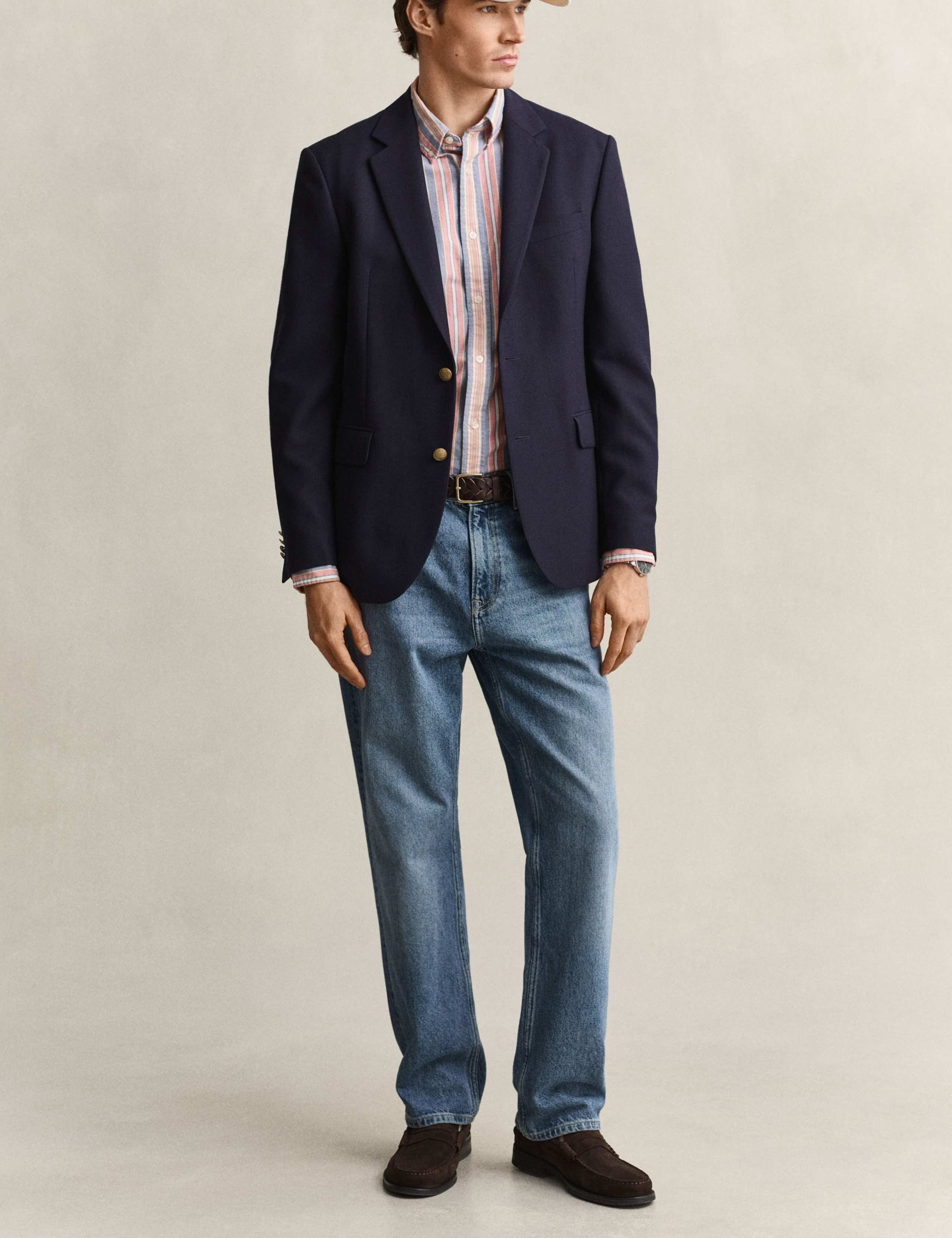 Regular Fit Multi Stripe Oxford Shirt 3 of 6