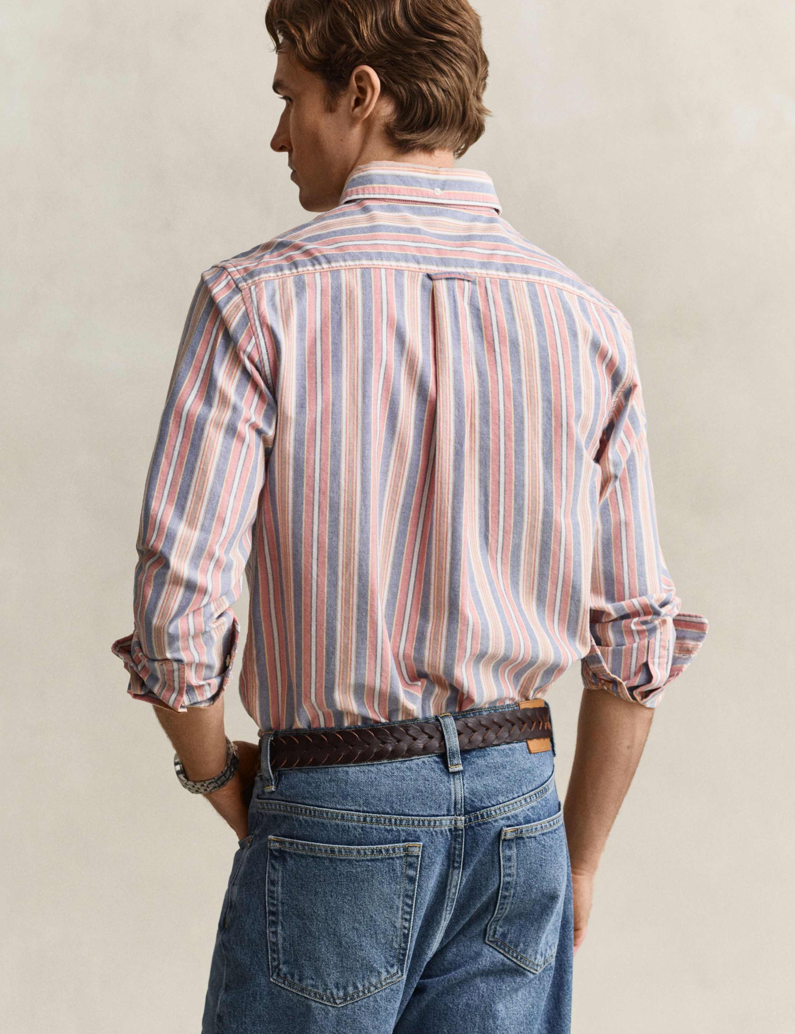 Regular Fit Multi Stripe Oxford Shirt 4 of 6