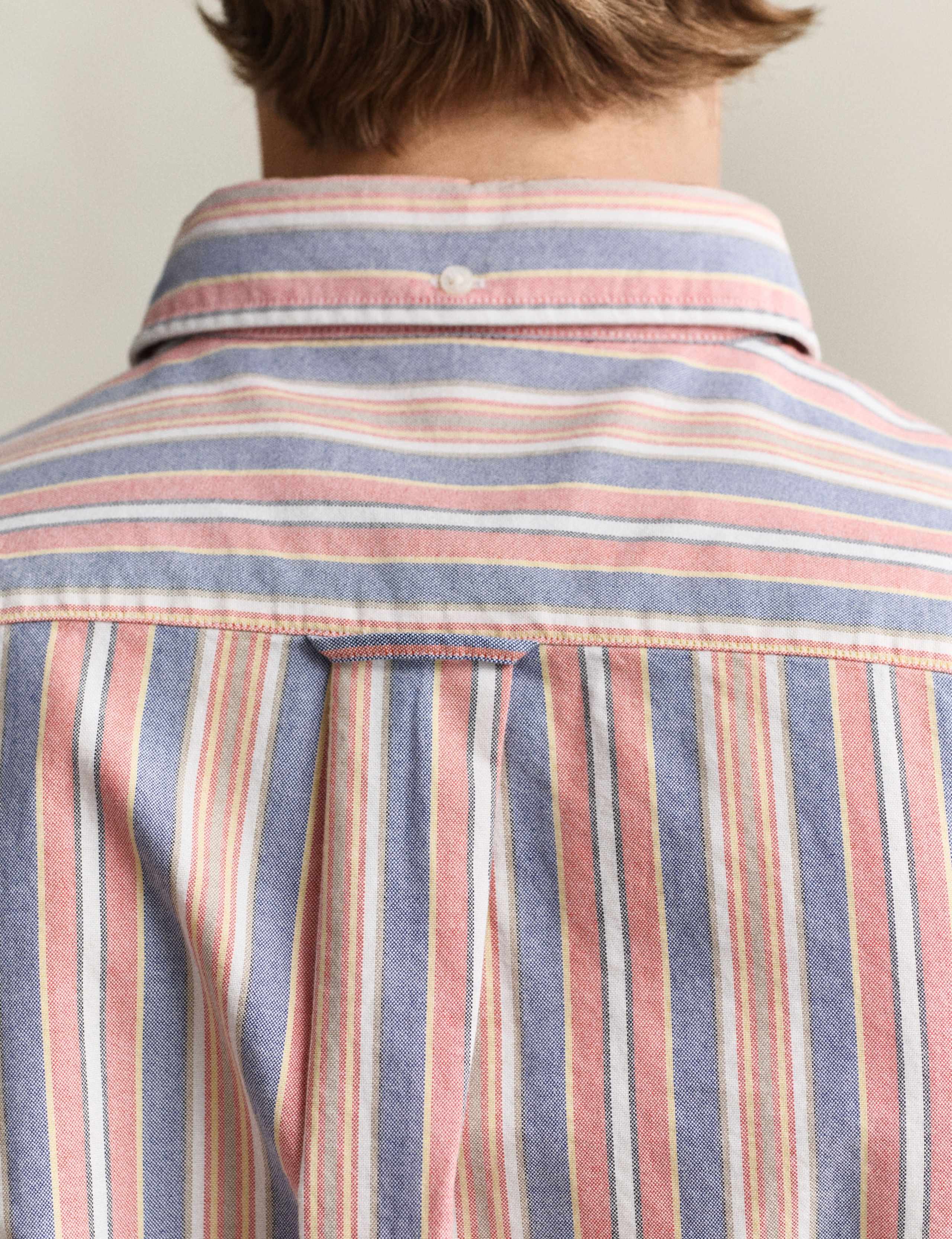 Regular Fit Multi Stripe Oxford Shirt 6 of 6