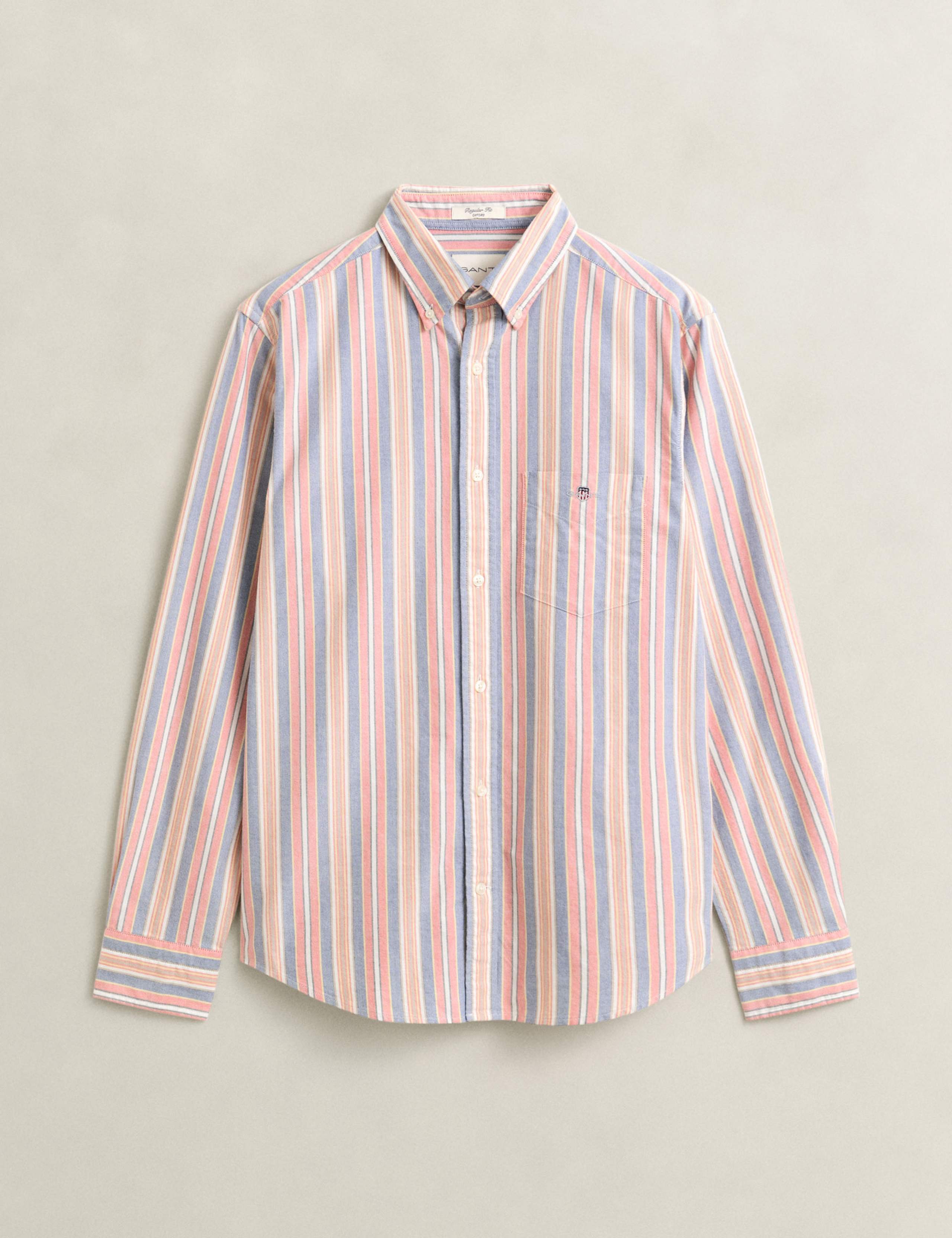 Regular Fit Multi Stripe Oxford Shirt 2 of 6