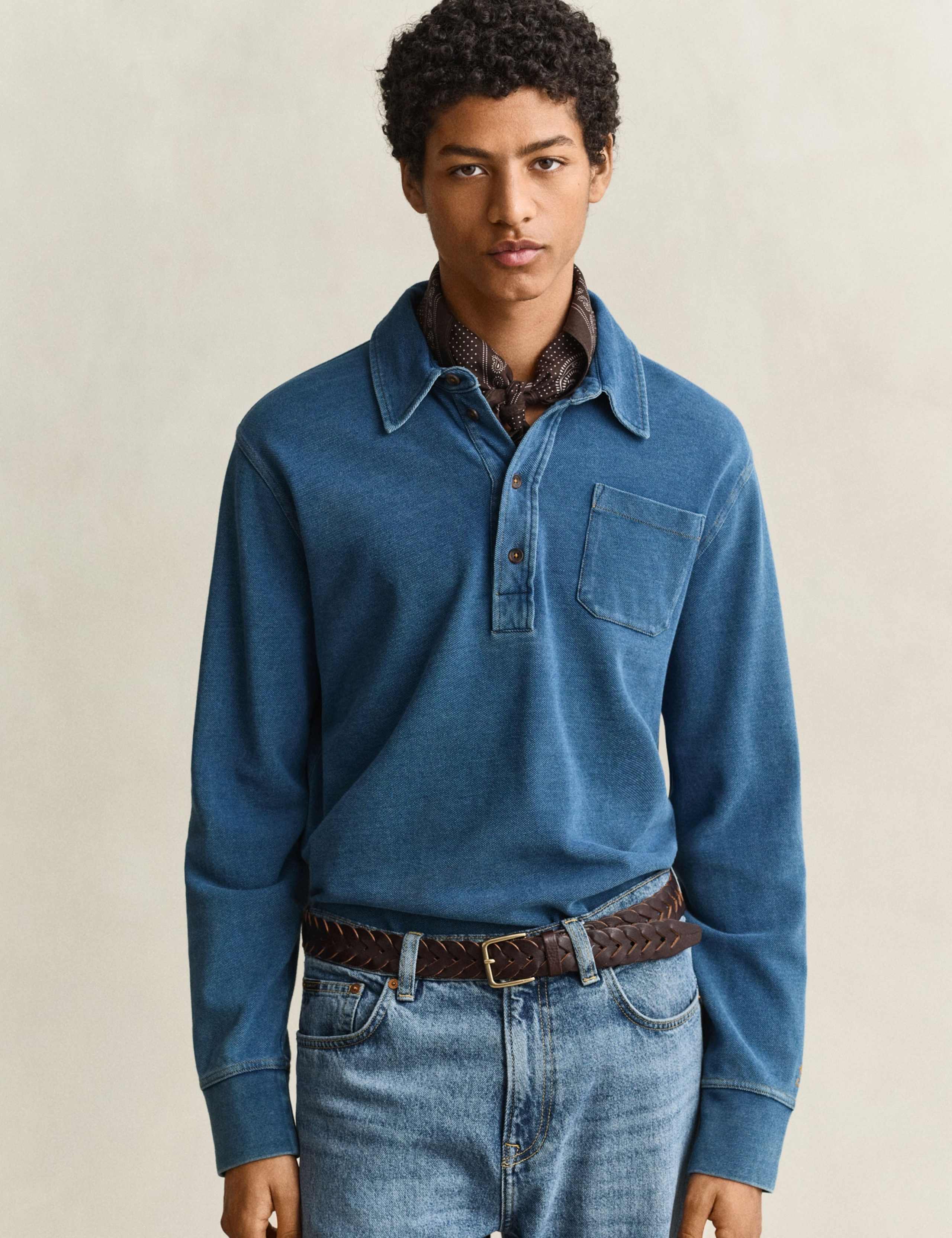Pure Cotton Rugby Shirt 3 of 6