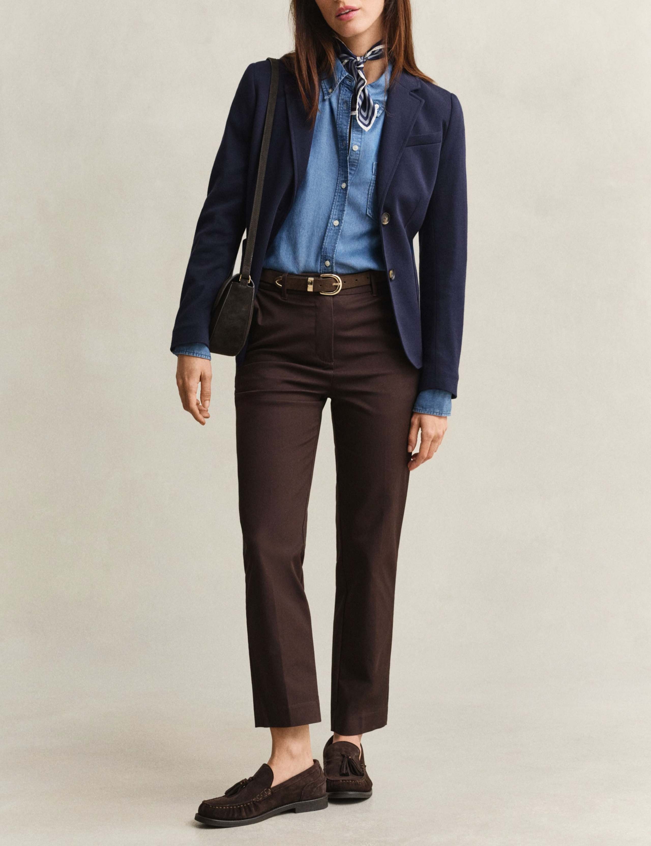 Cotton Rich Slim Fit Chinos 3 of 6