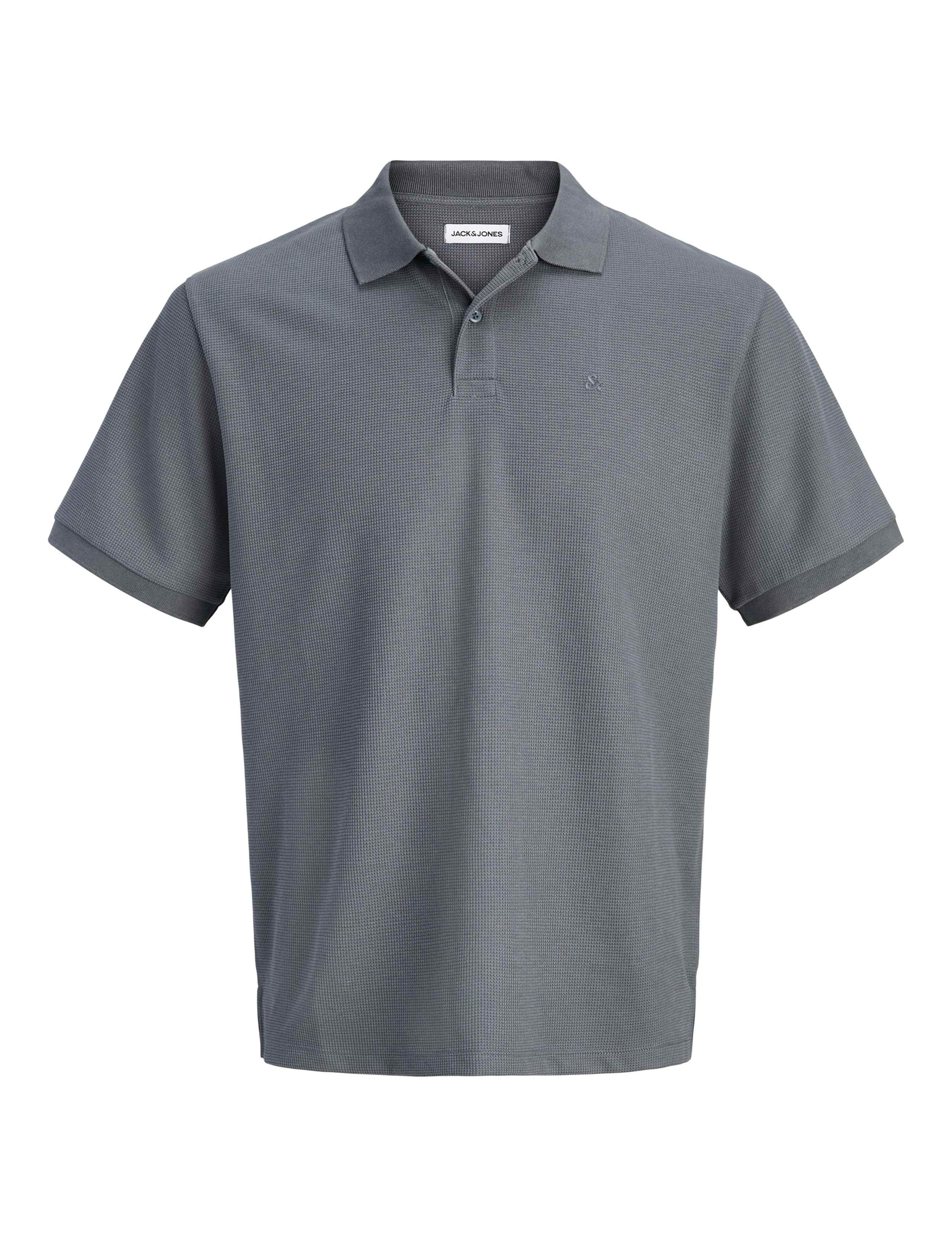 Cotton Blend Textured Polo Shirt 5 of 7