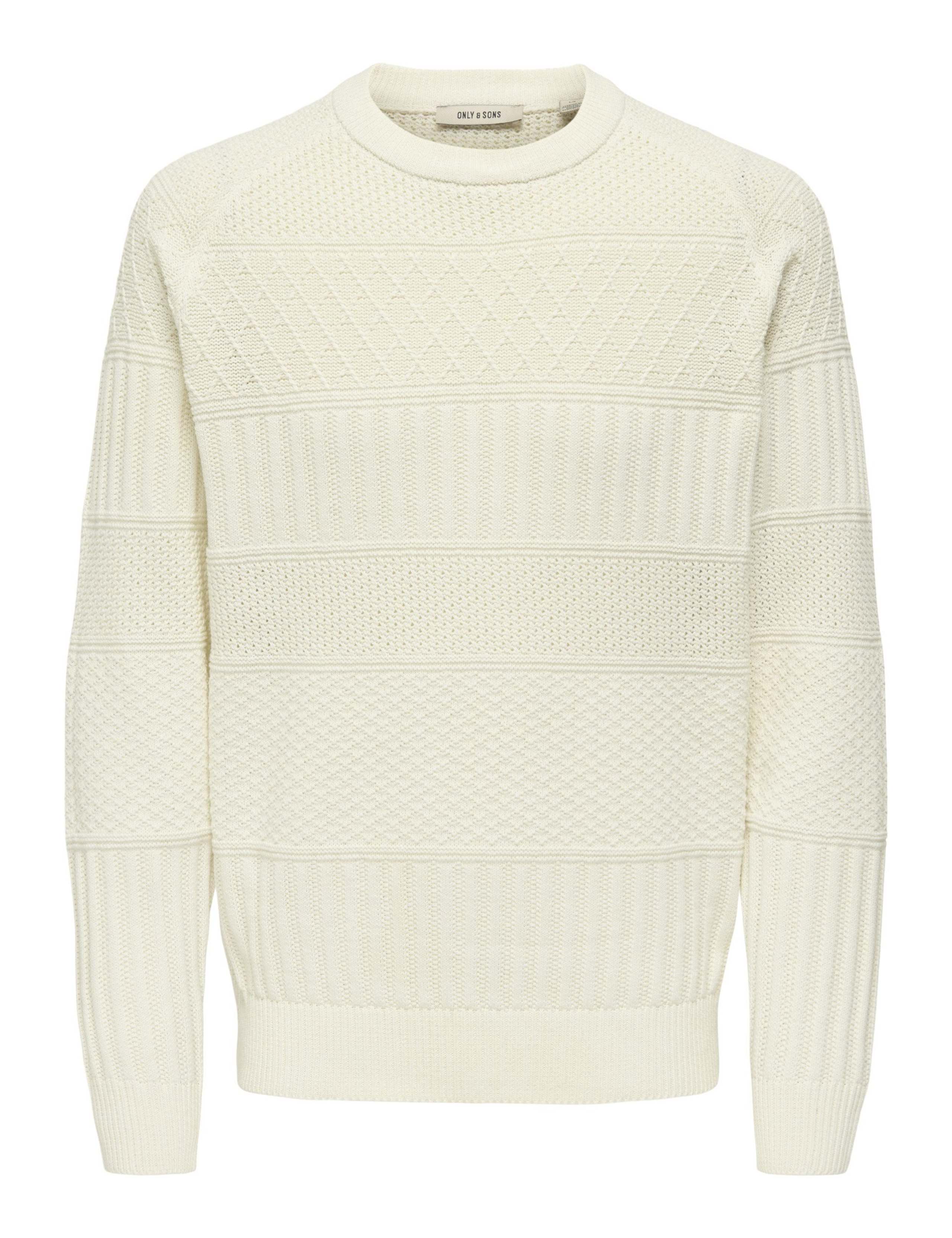 Cotton Rich Textured Crew Neck Jumper 2 of 6
