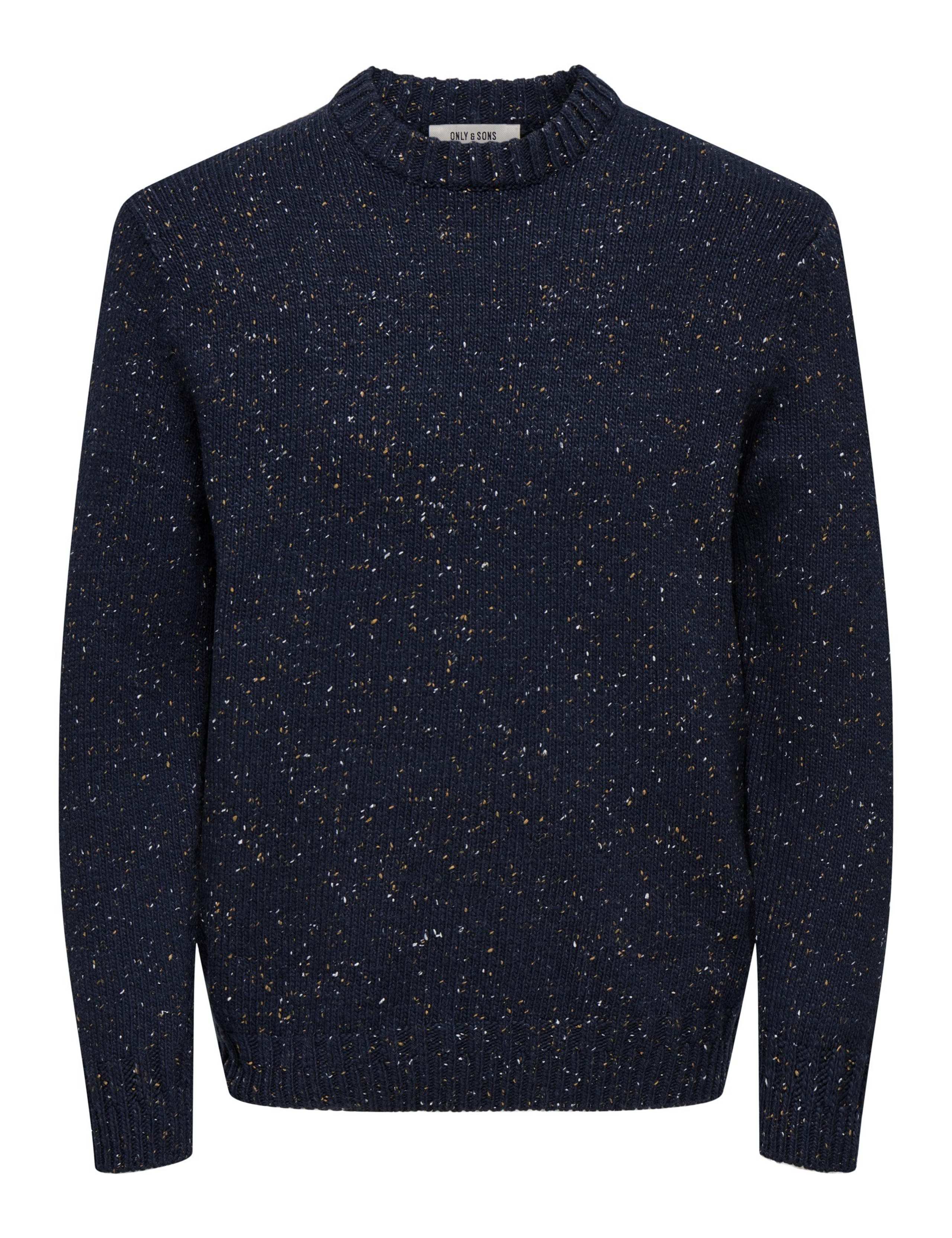 Cotton Blend Sparkly Crew Neck Jumper with Wool 2 of 6