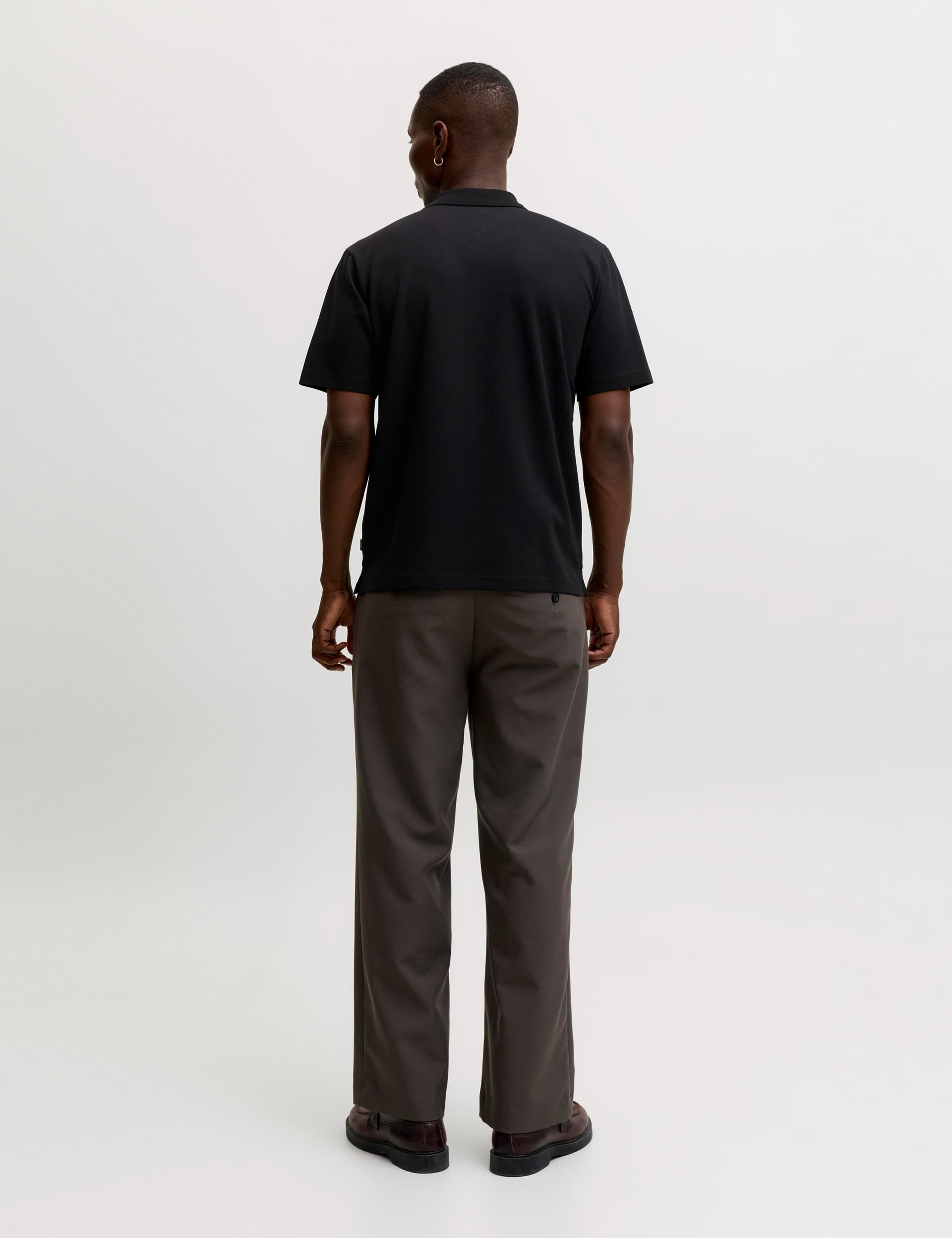 Cotton Blend Half Zip Polo Shirt 3 of 6