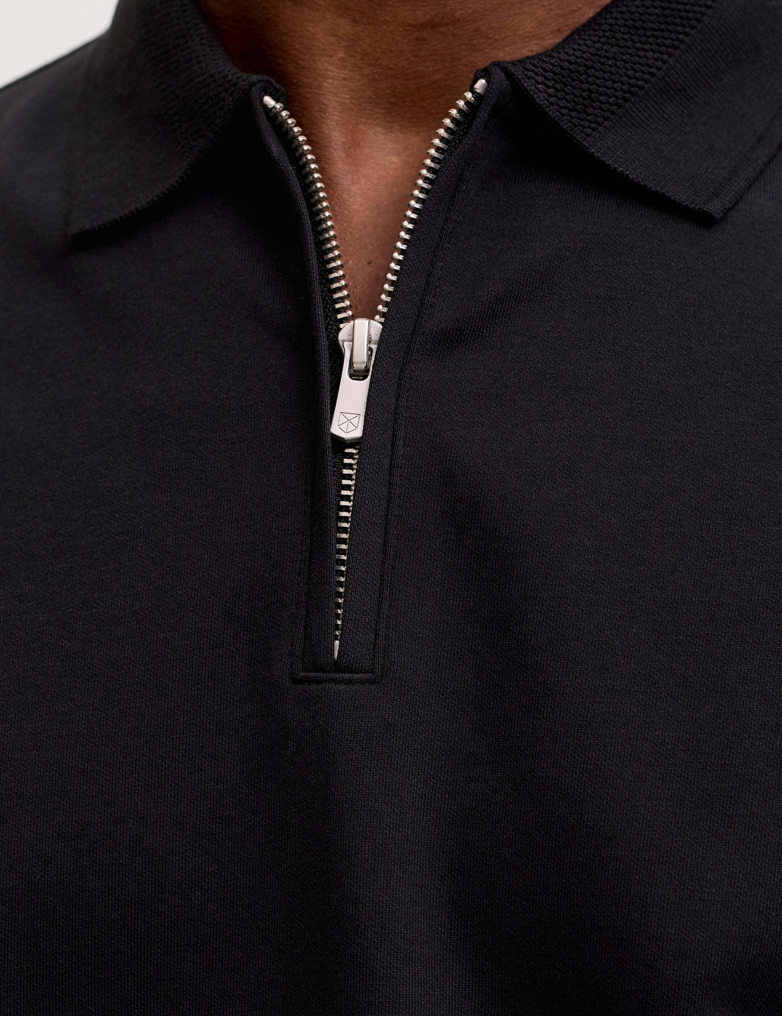 Cotton Blend Half Zip Polo Shirt 5 of 6