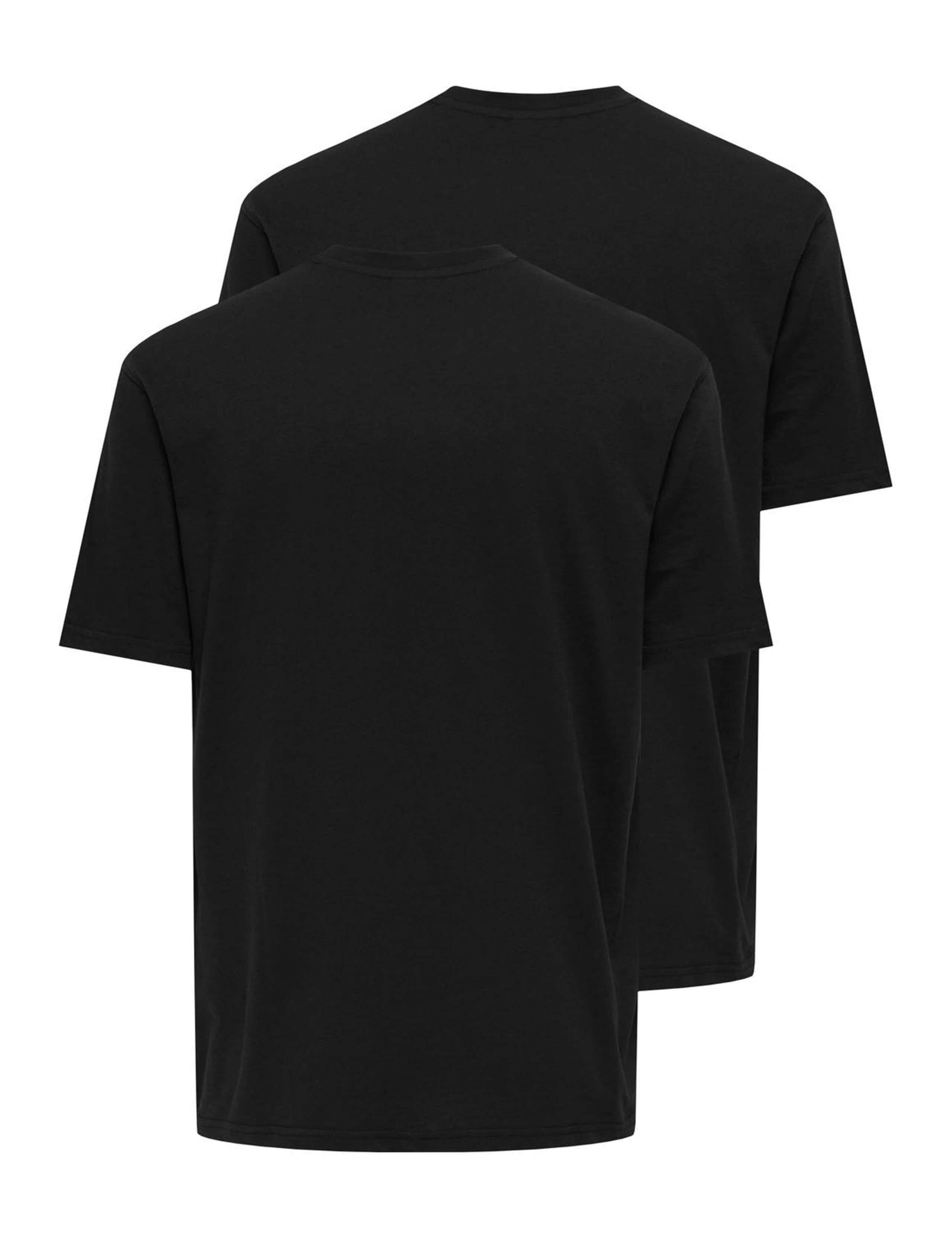 2 Pack Cotton Rich Crew Neck T-Shirts 2 of 2