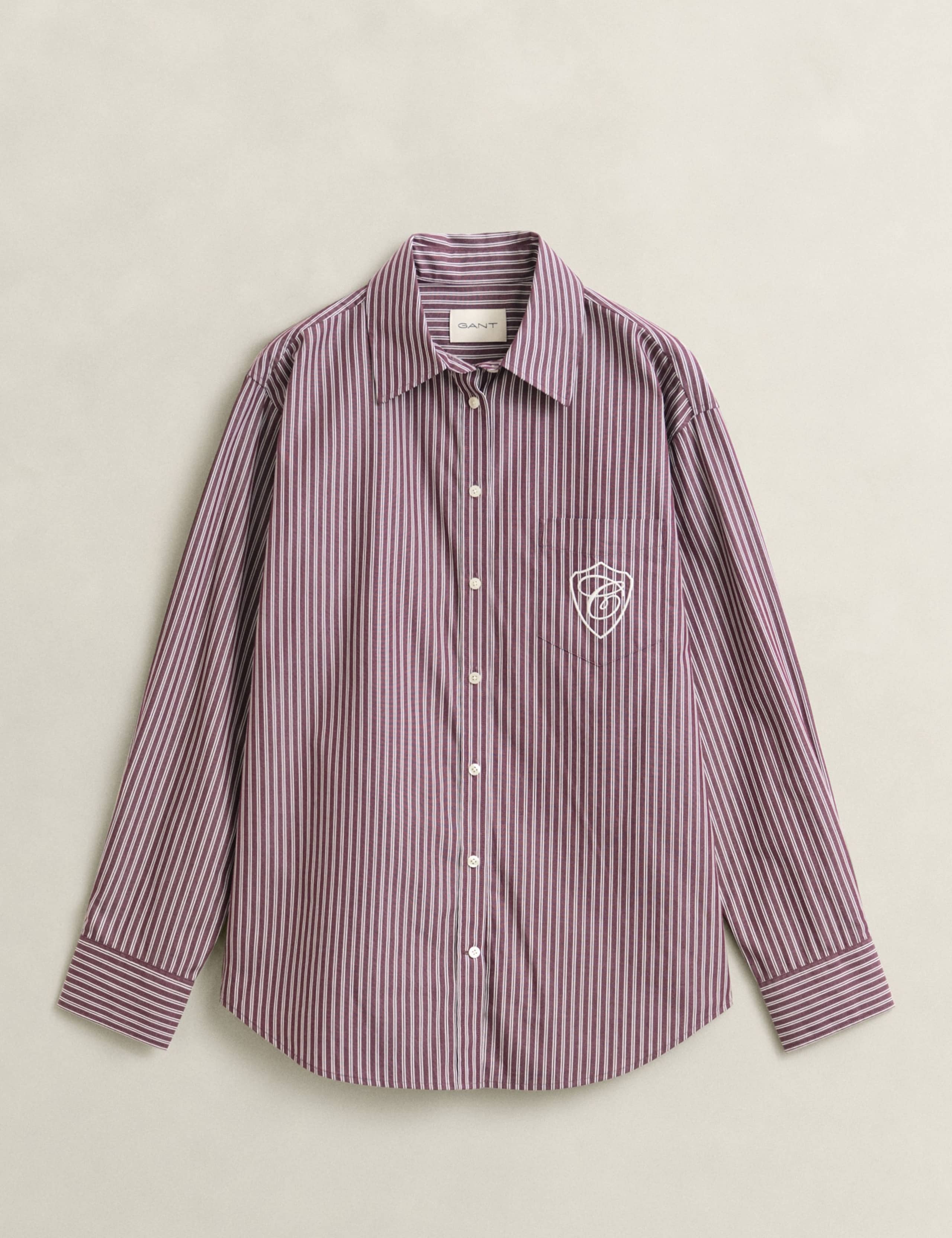 Pure Cotton Striped Button Through Shirt 2 of 7