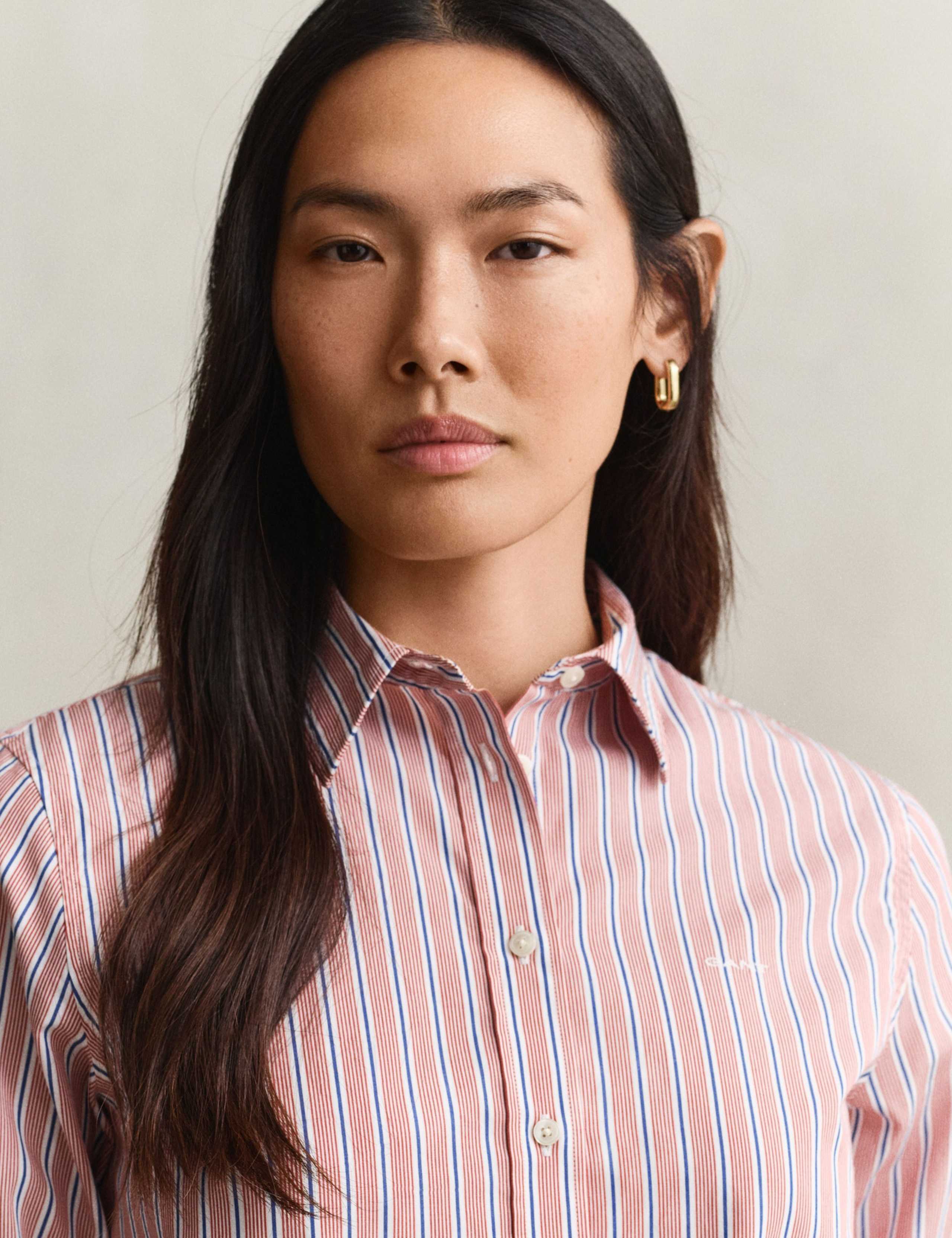 Pure Cotton Striped Button Through Shirt 4 of 6