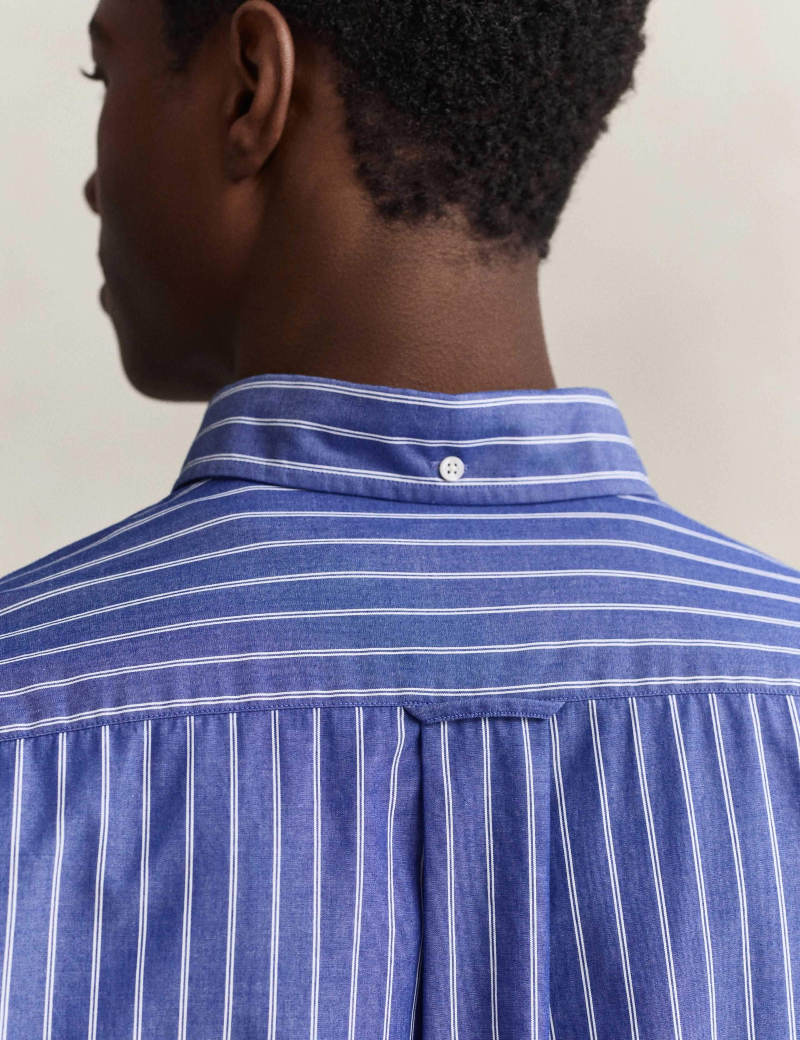 Pure Cotton Poplin Striped Oxford Shirt 6 of 6