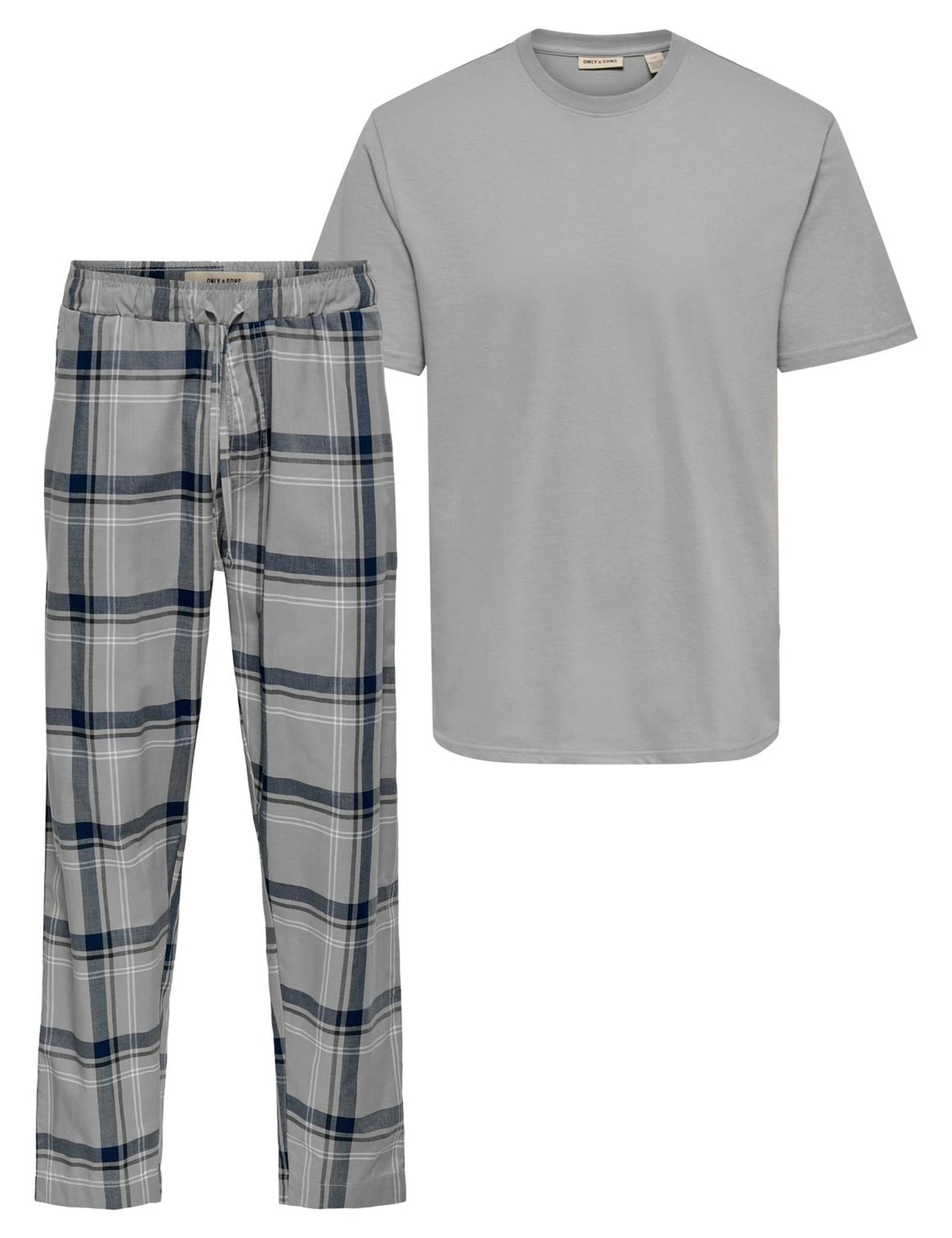 Pure Cotton Checked Pyjama Set 1 of 3