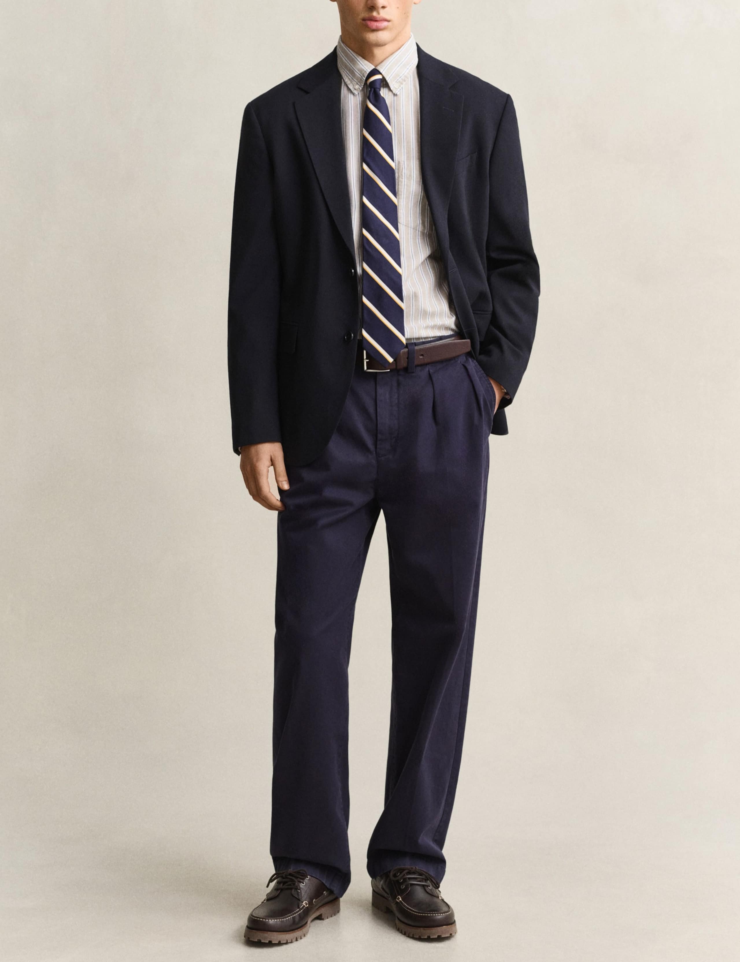 Pure Cotton Striped Oxford Shirt 6 of 7