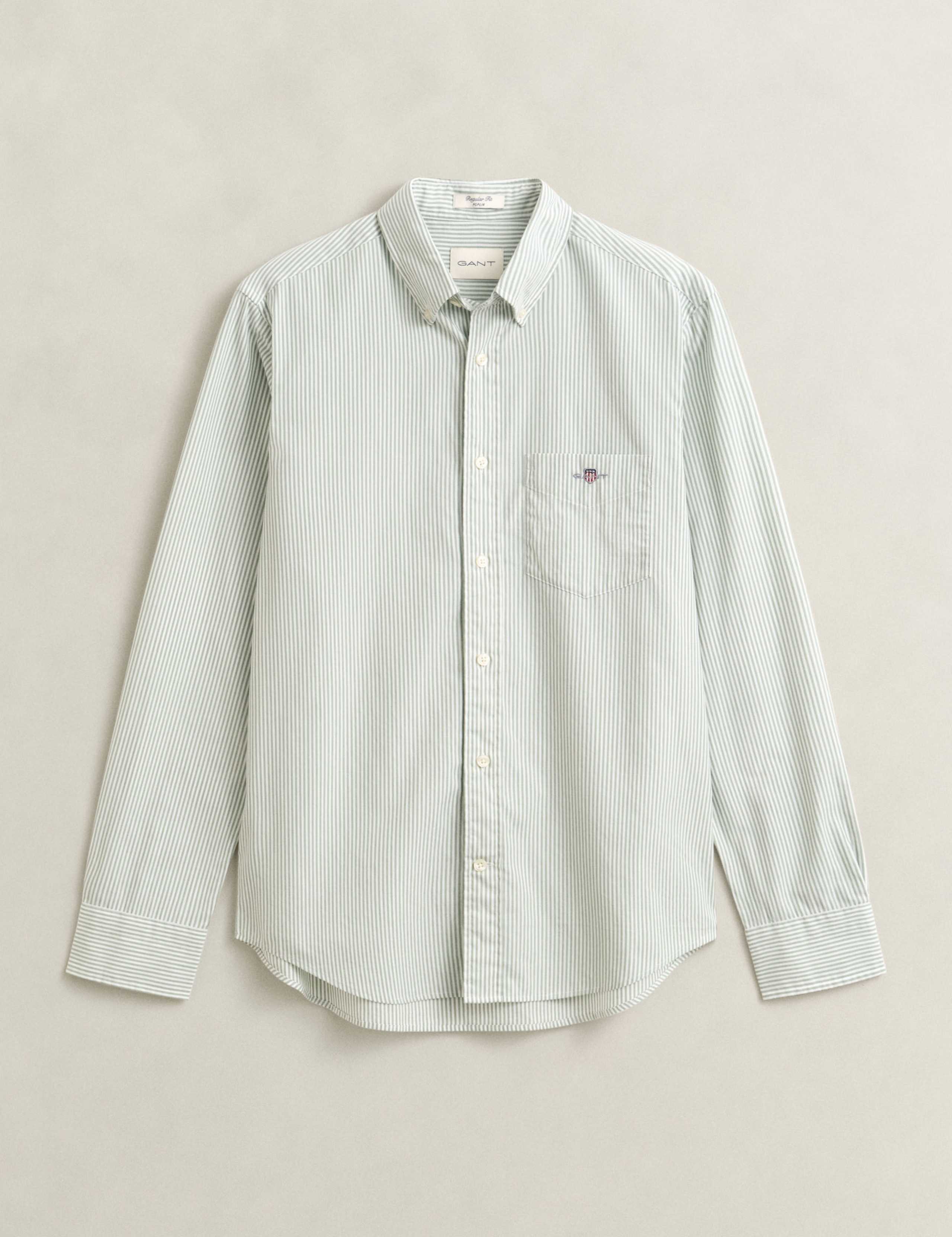 Regular Fit Poplin Striped Oxford Shirt 1 of 3