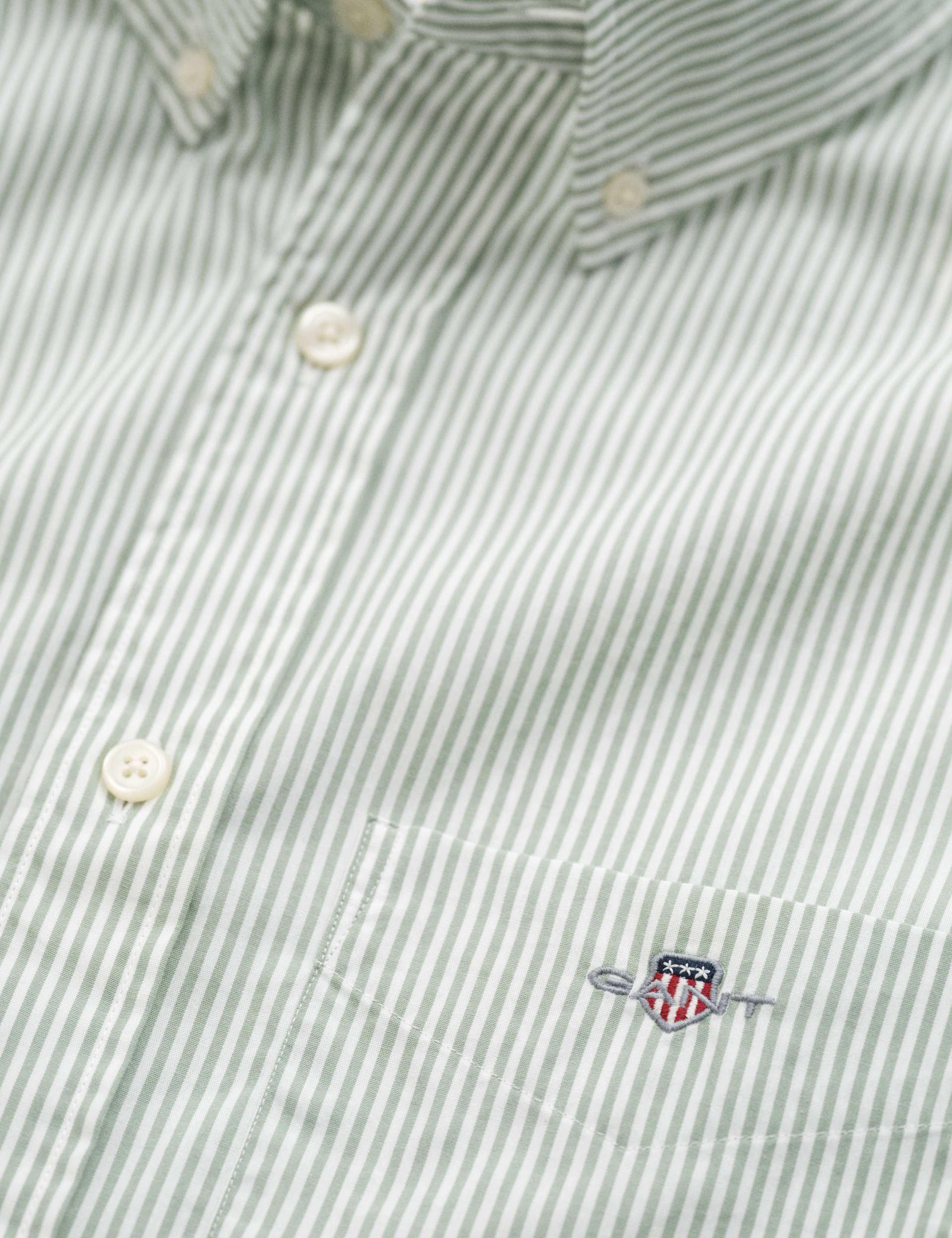 Regular Fit Poplin Striped Oxford Shirt 3 of 3