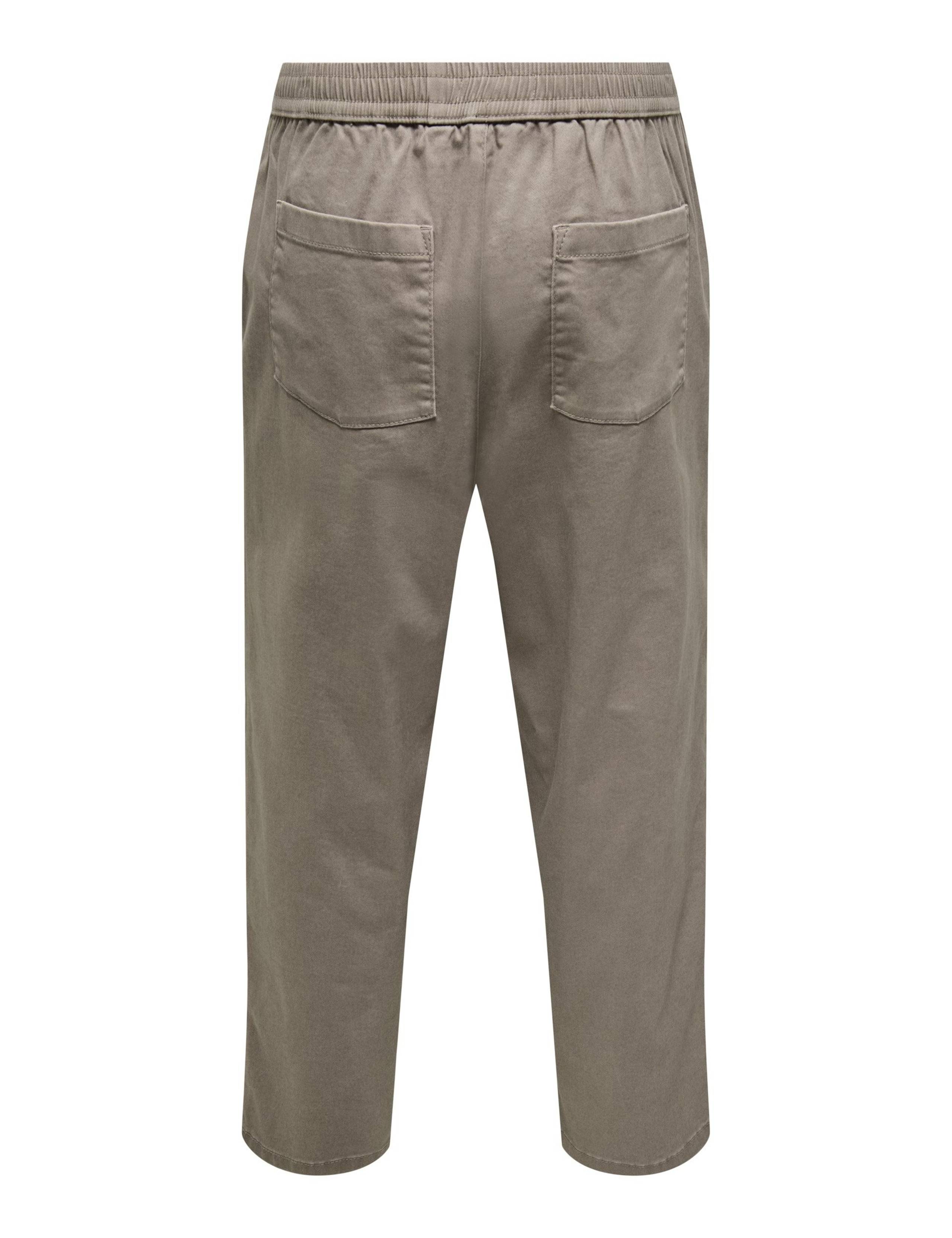 Loose Fit Elasticated Waist Stretch Trousers 3 of 5