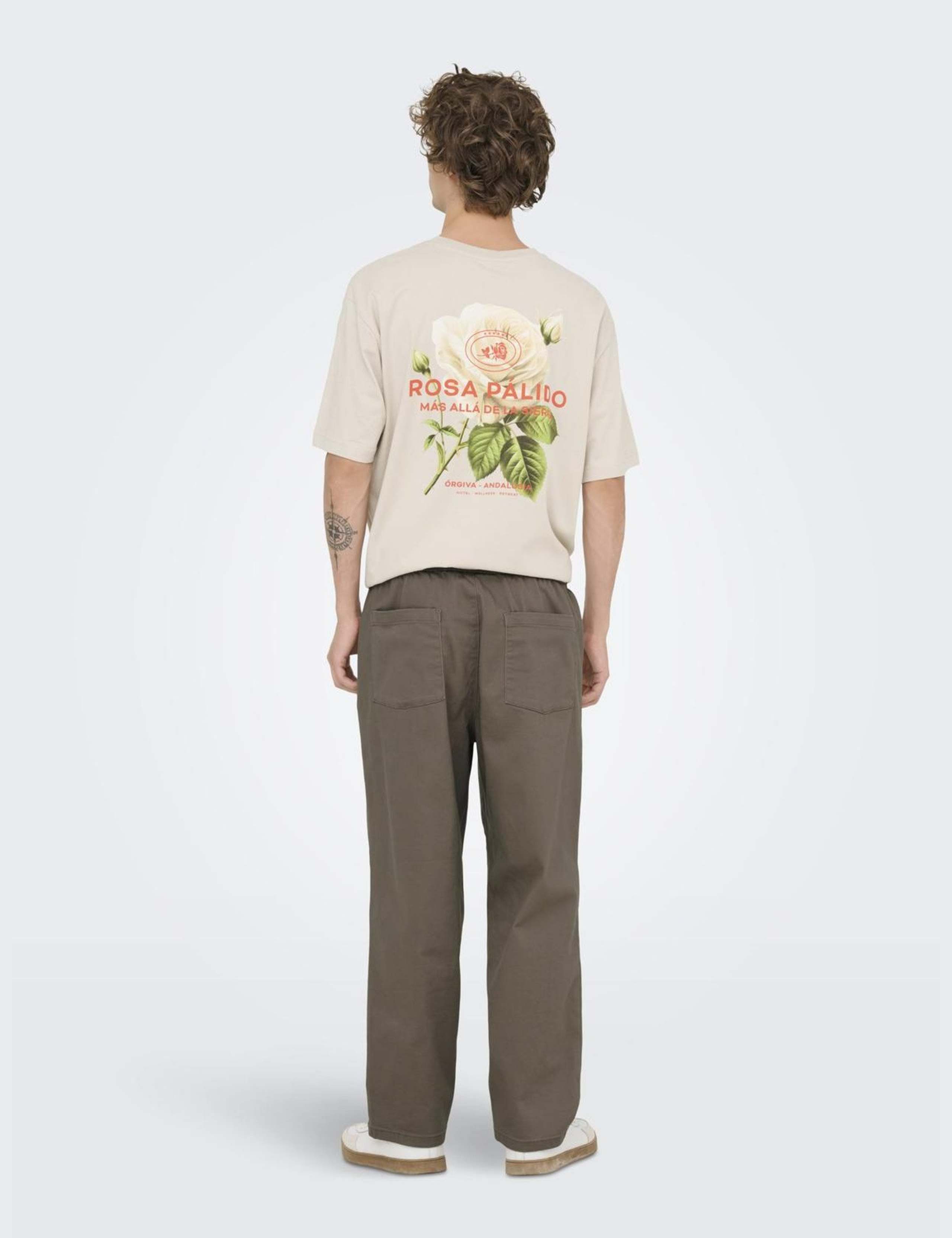 Loose Fit Elasticated Waist Stretch Trousers 5 of 5