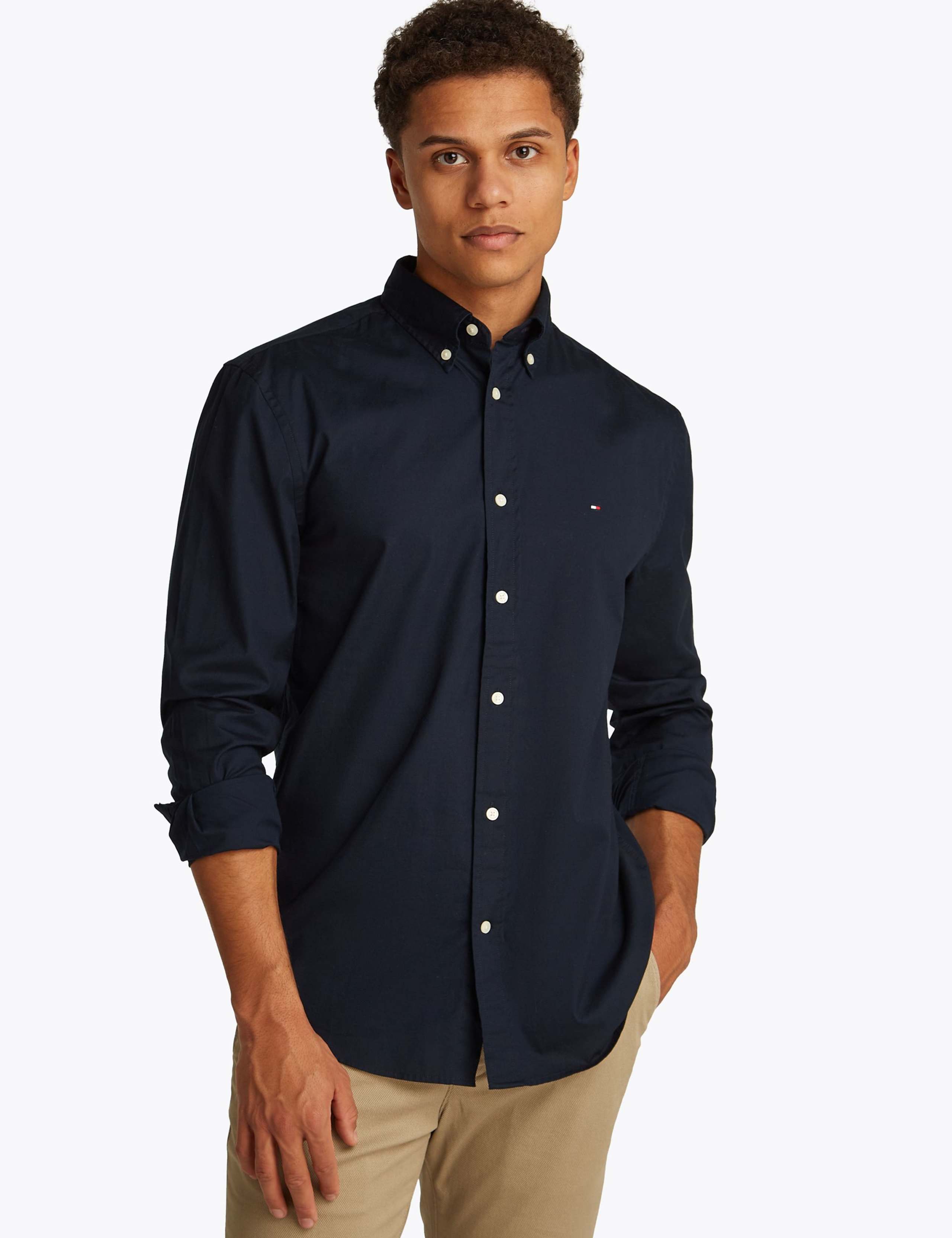 Flex Regular Fit Pure Cotton Oxford Shirt 1 of 6