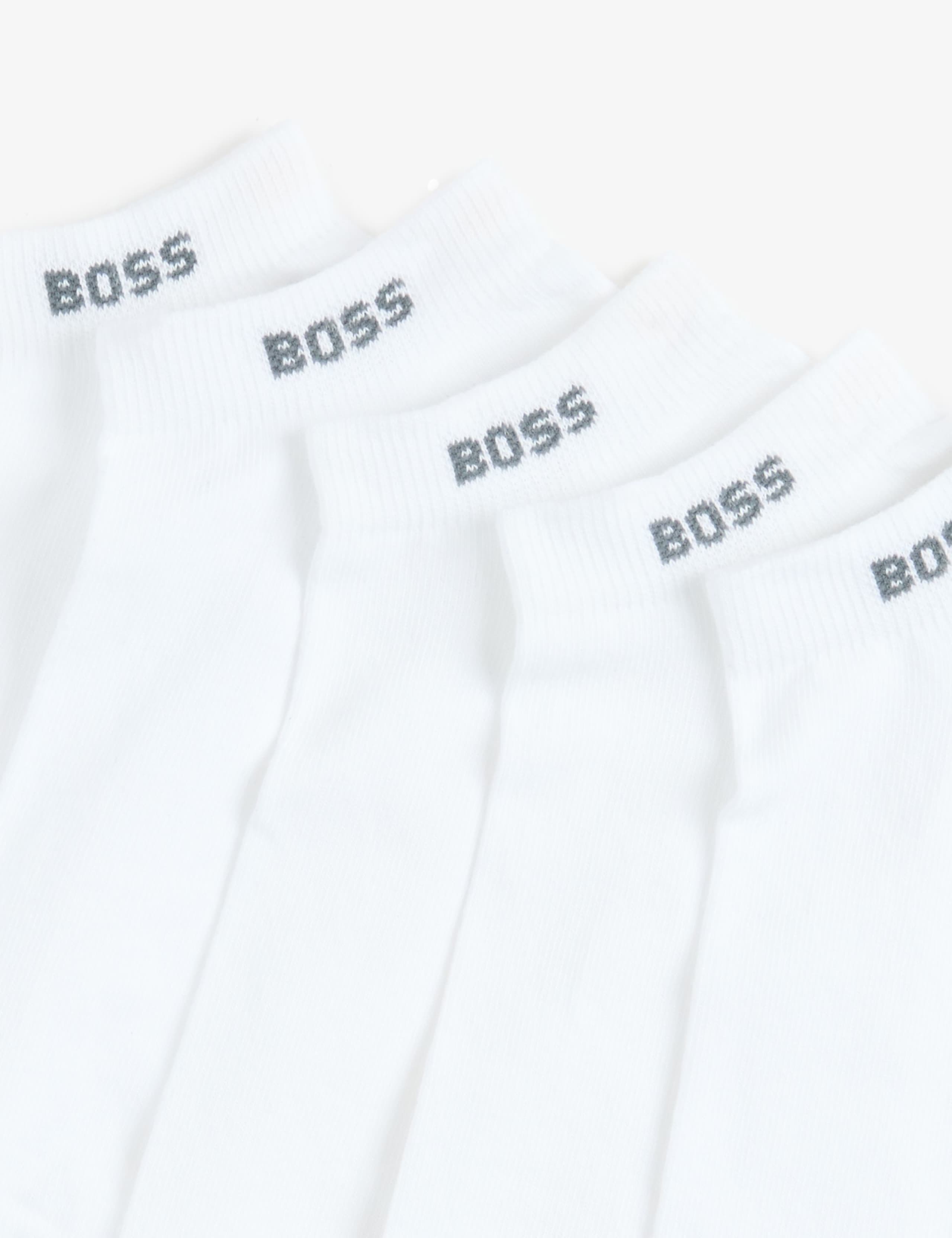 5 Pack Cotton Rich Trainer Socks 2 of 3