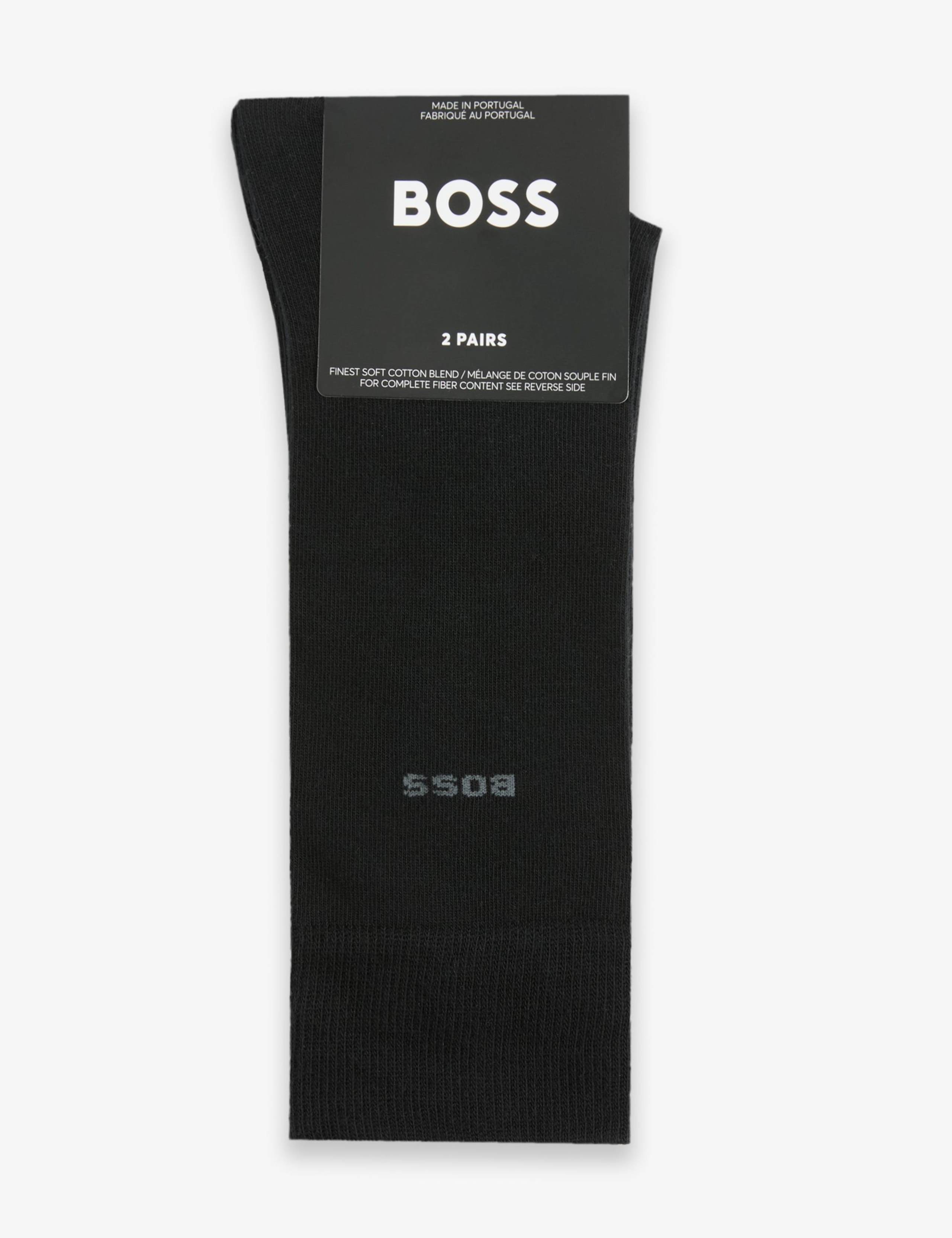 2 Pack Logo Cotton Rich Socks 3 of 3