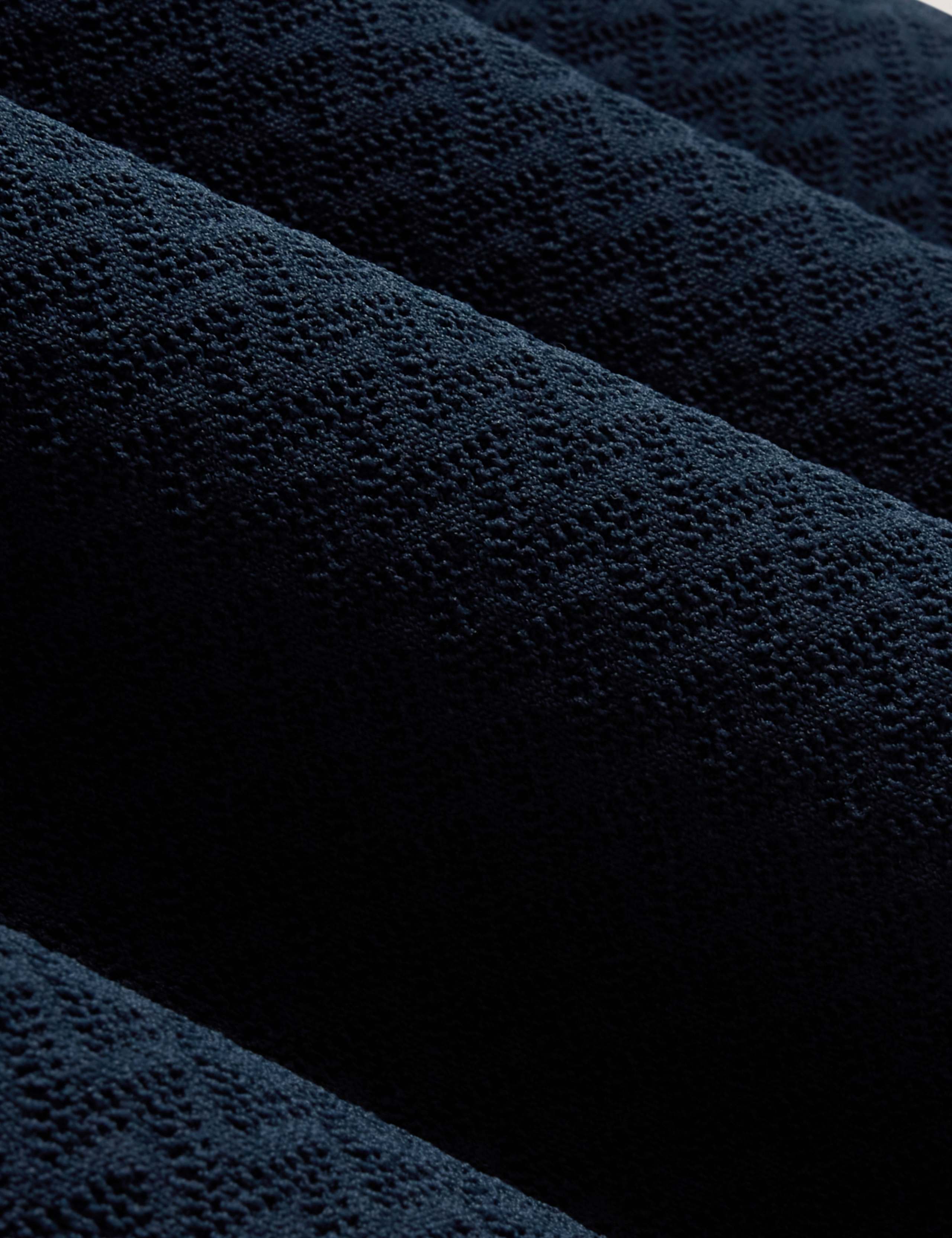 Zig Zag Stitch Knitted Polo Shirt 6 of 6