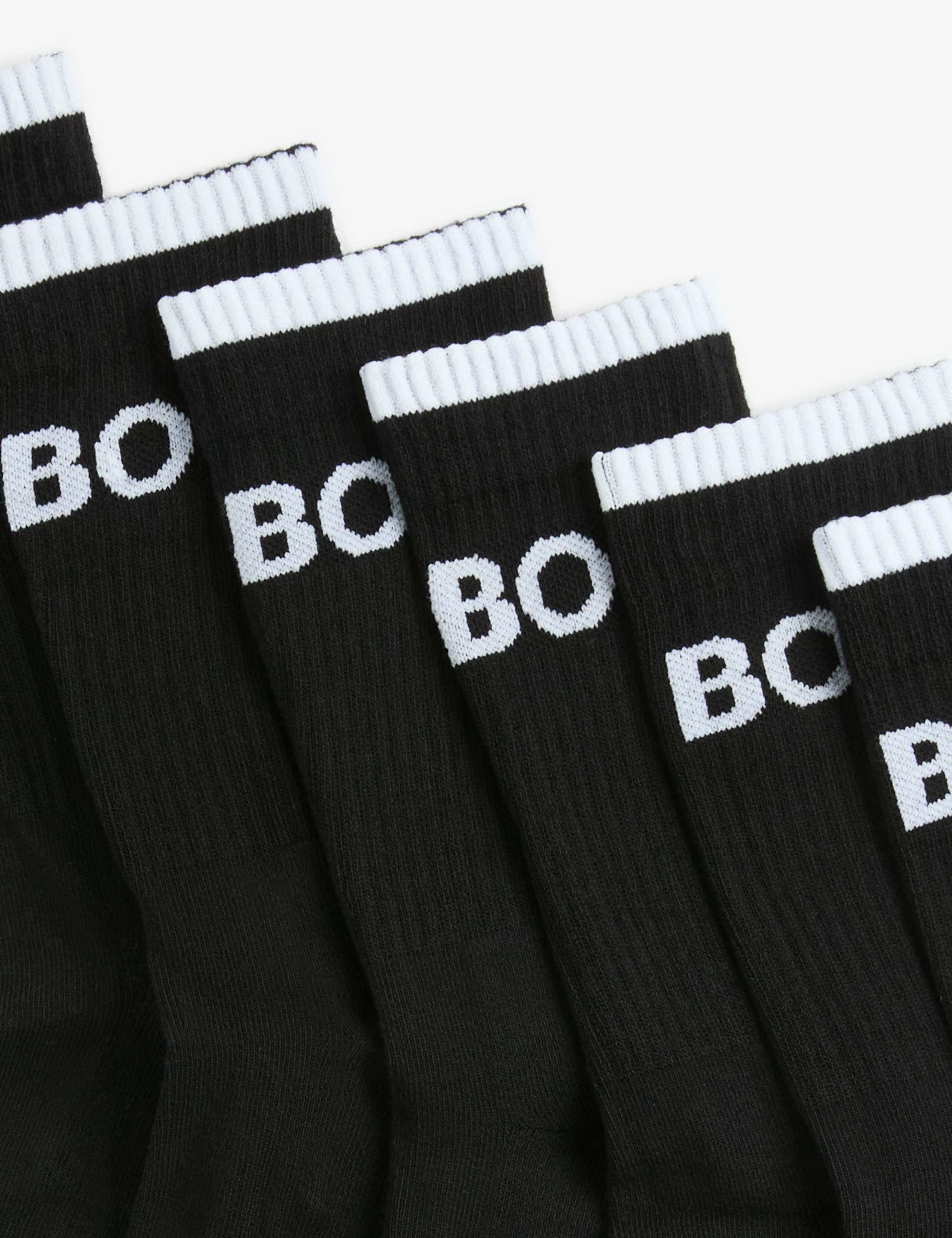 6 Pack Stripe Cotton Rich Ankle Socks 2 of 3