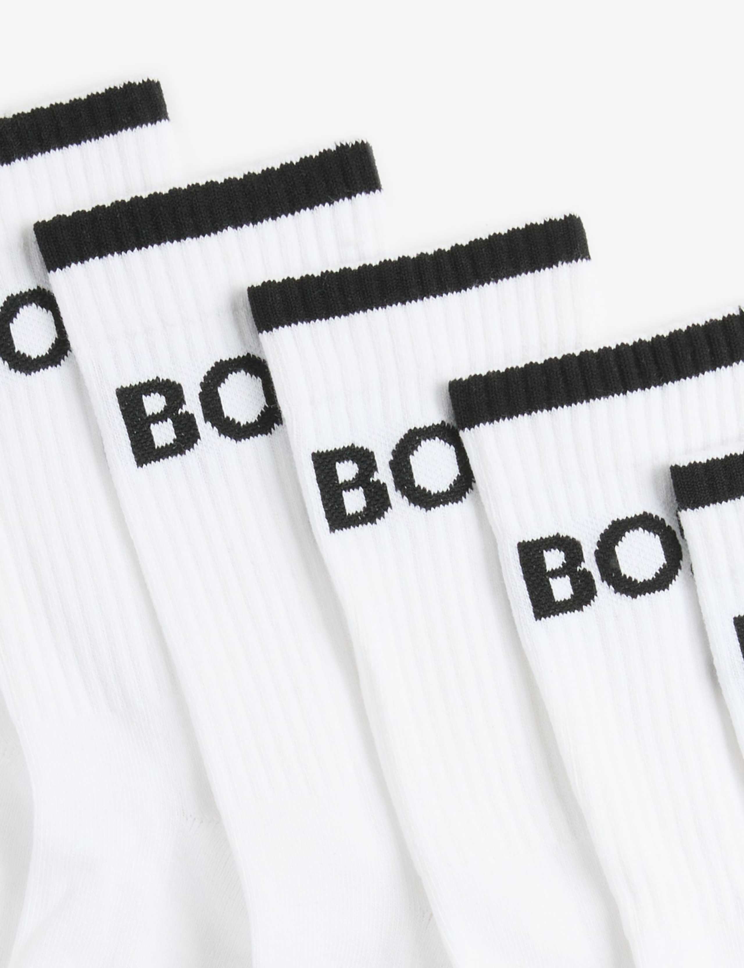 6 Pack Stripe Cotton Rich Ankle Socks 2 of 3