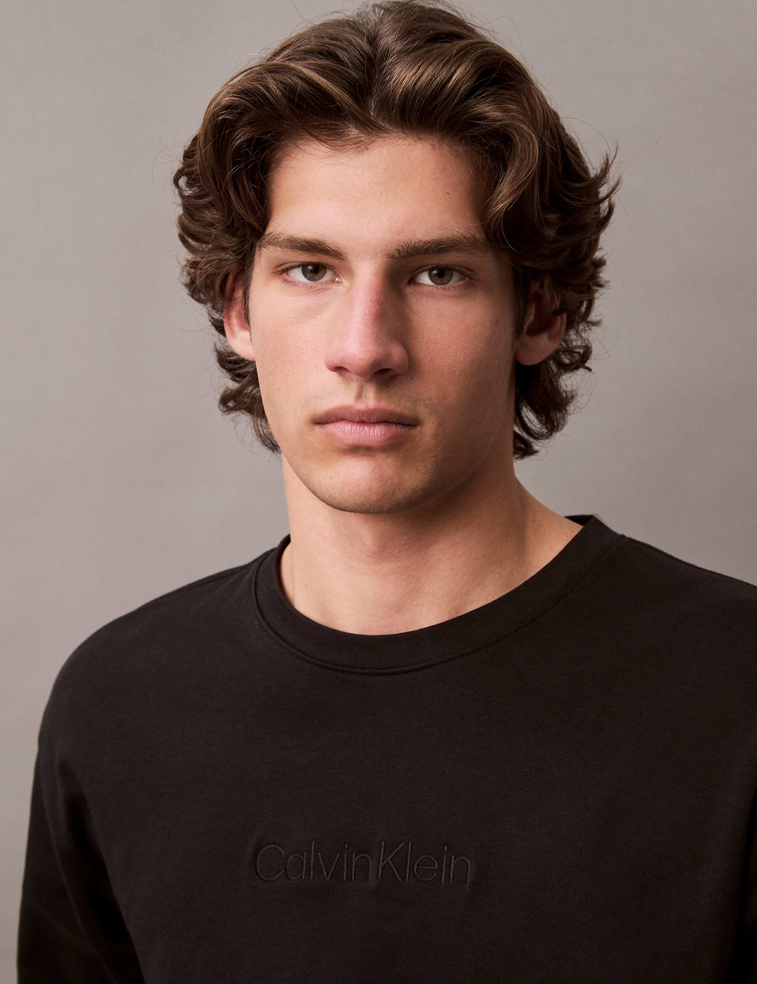 Cotton Rich Loungewear crew neck sweat with embroidered logo 6 of 7