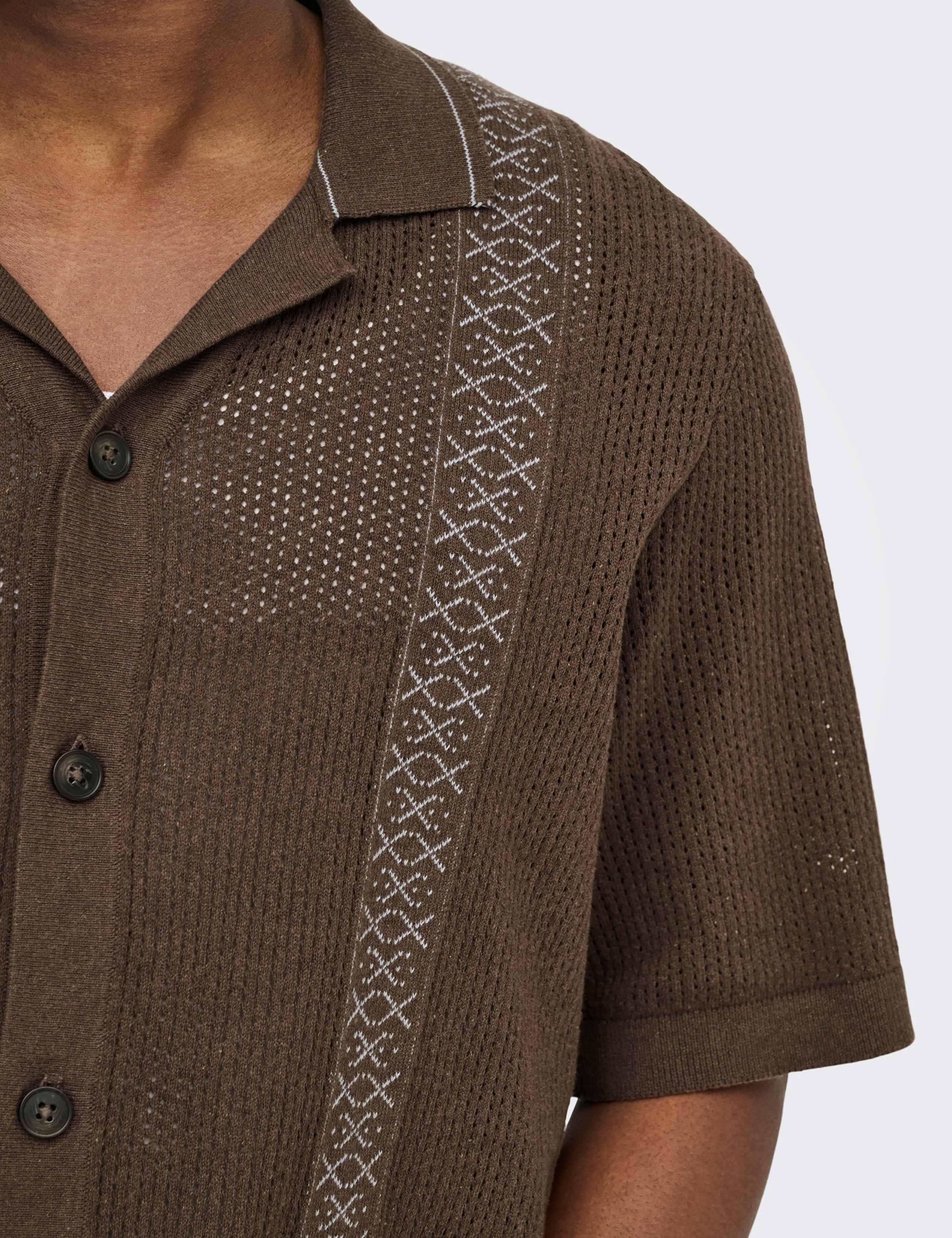Cotton Rich Textured Knitted Polo Shirt 6 of 6