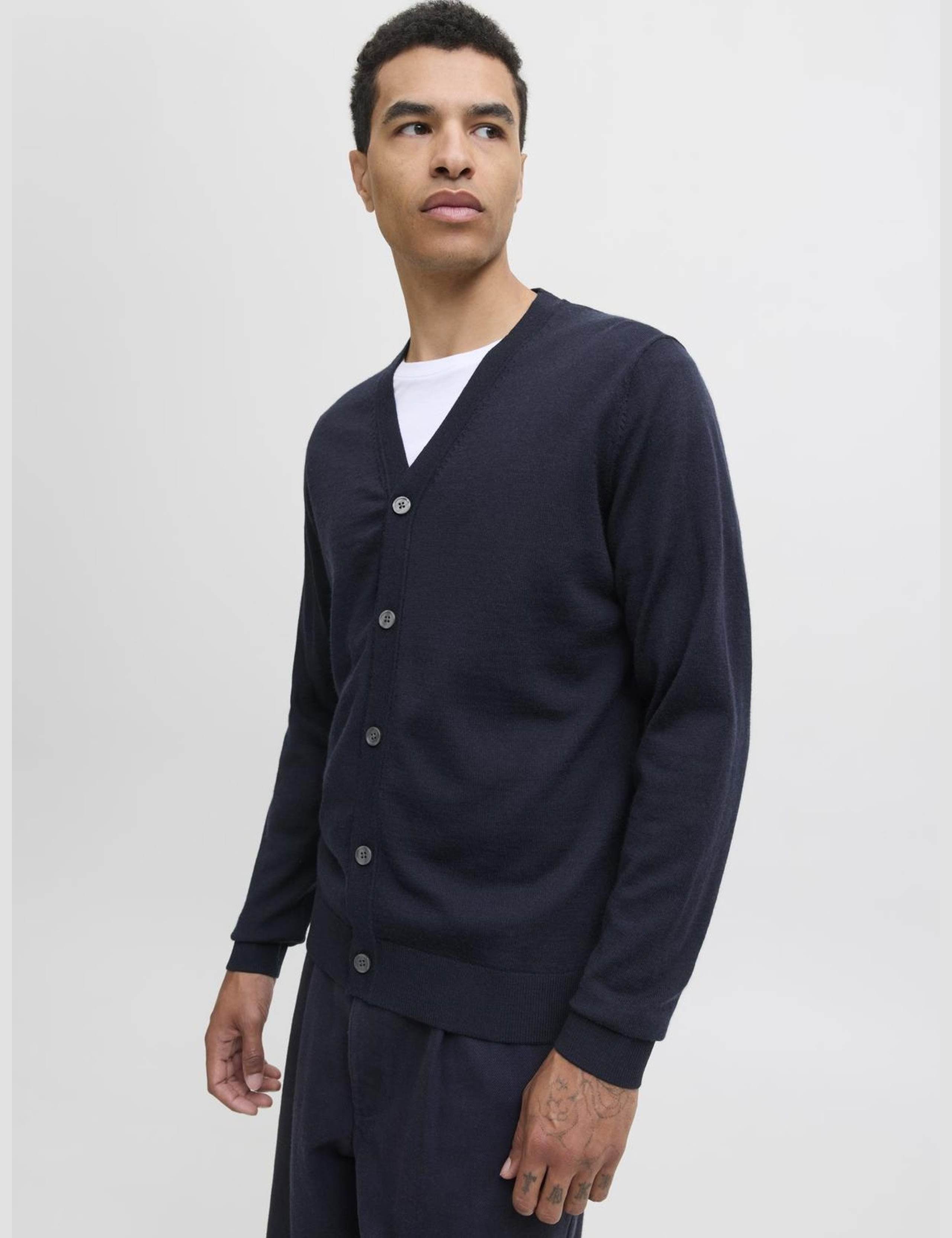 Pure Wool V-Neck Cardigan 4 of 5