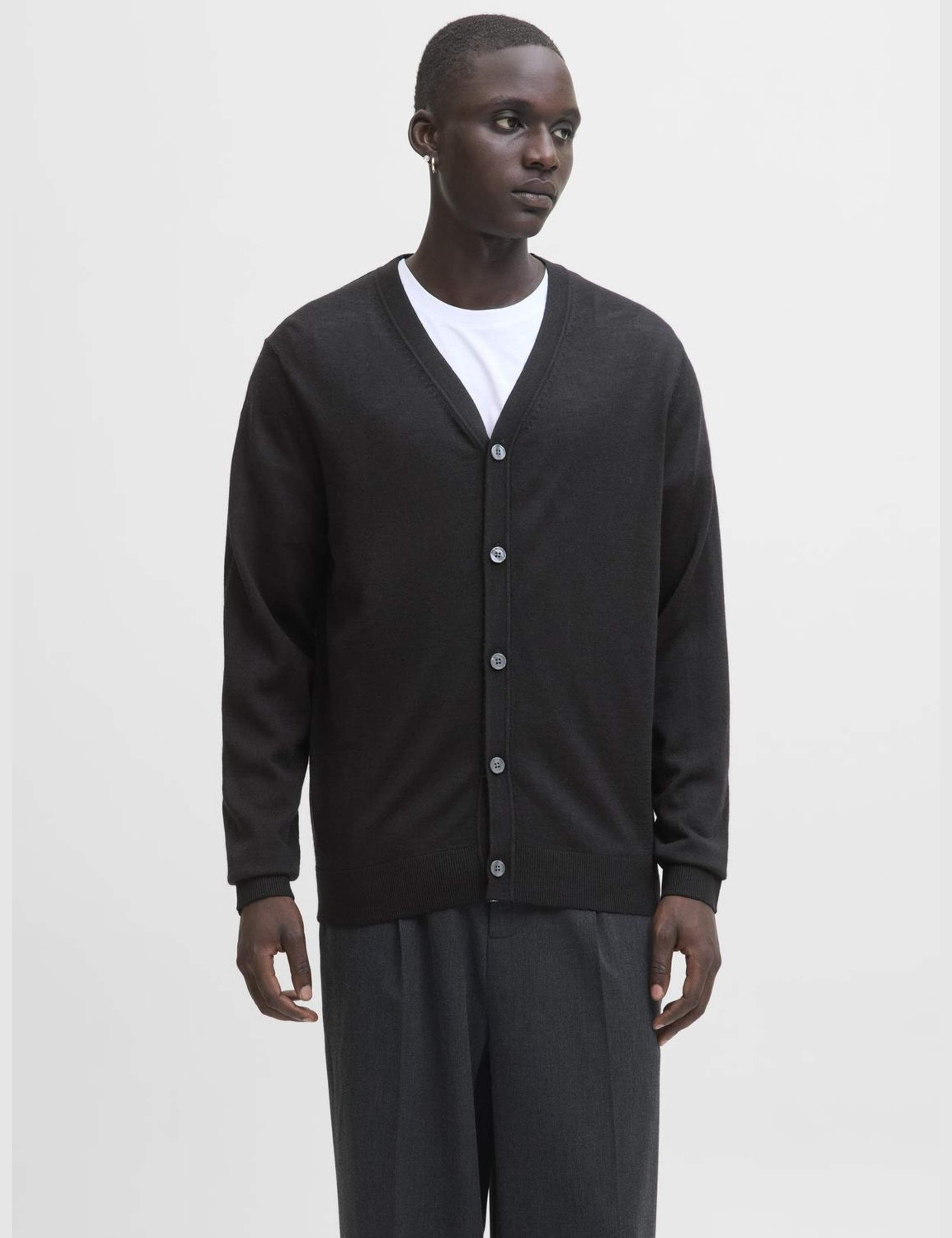 Pure Wool V-Neck Cardigan 1 of 5