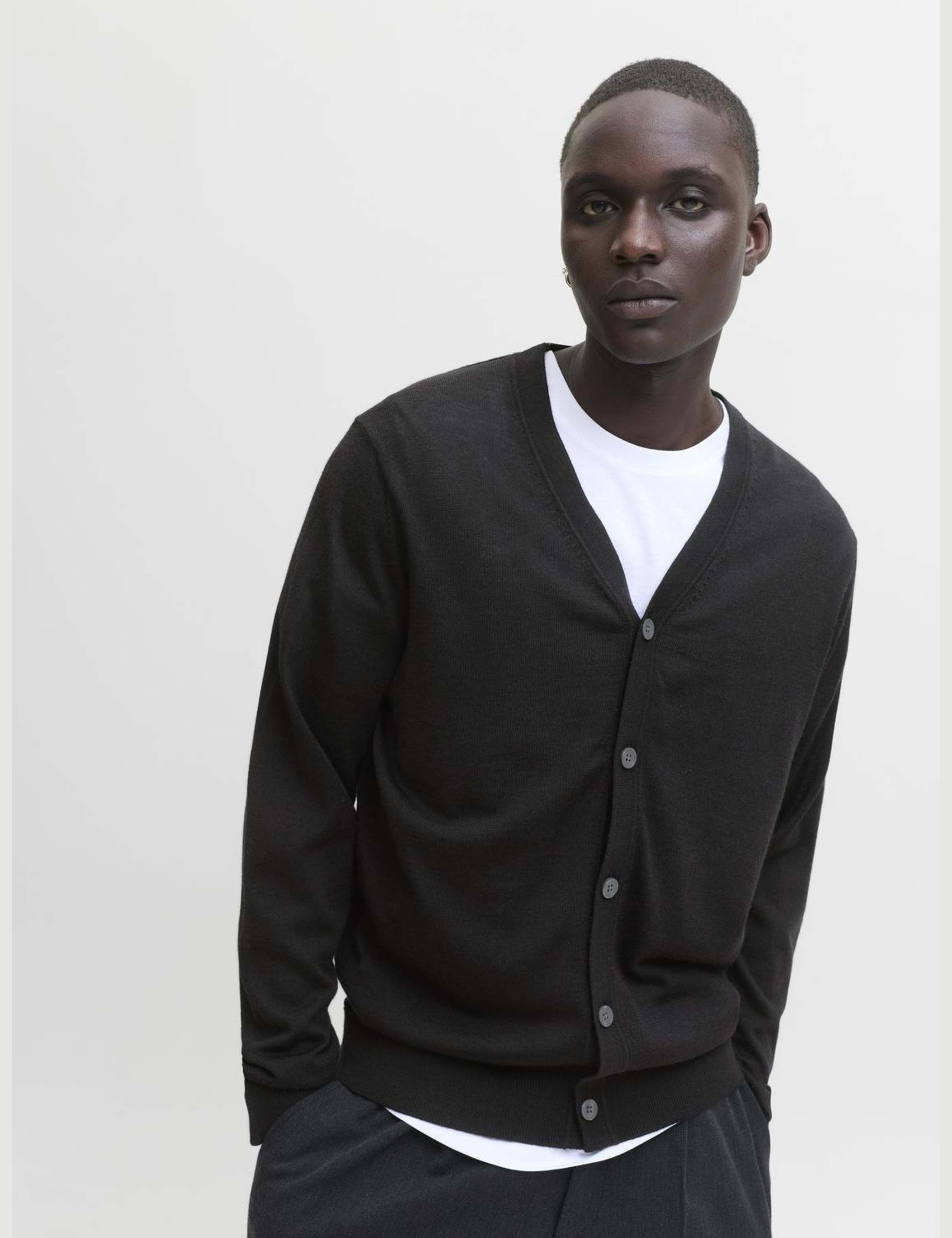 Pure Wool V-Neck Cardigan 4 of 5