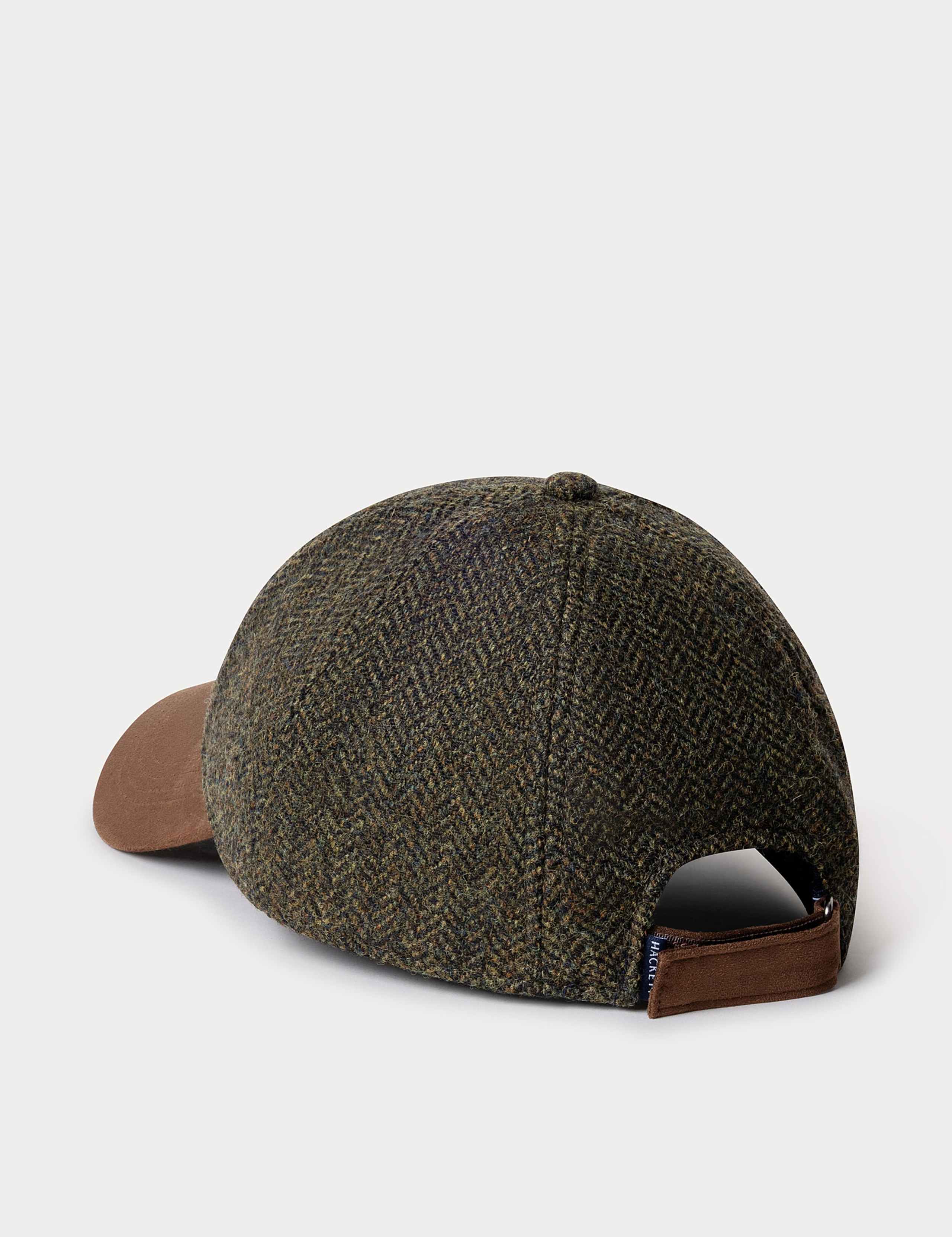 Wool Rich Herringbone Tartan Baseball Cap 4 of 4