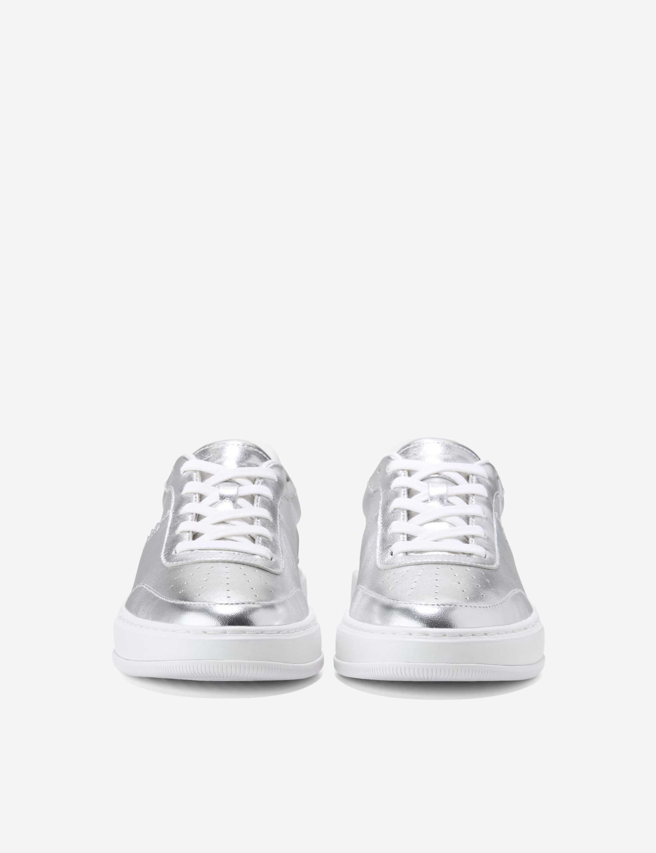 Grandpro Carissa Leather Metallic Trainers 3 of 6
