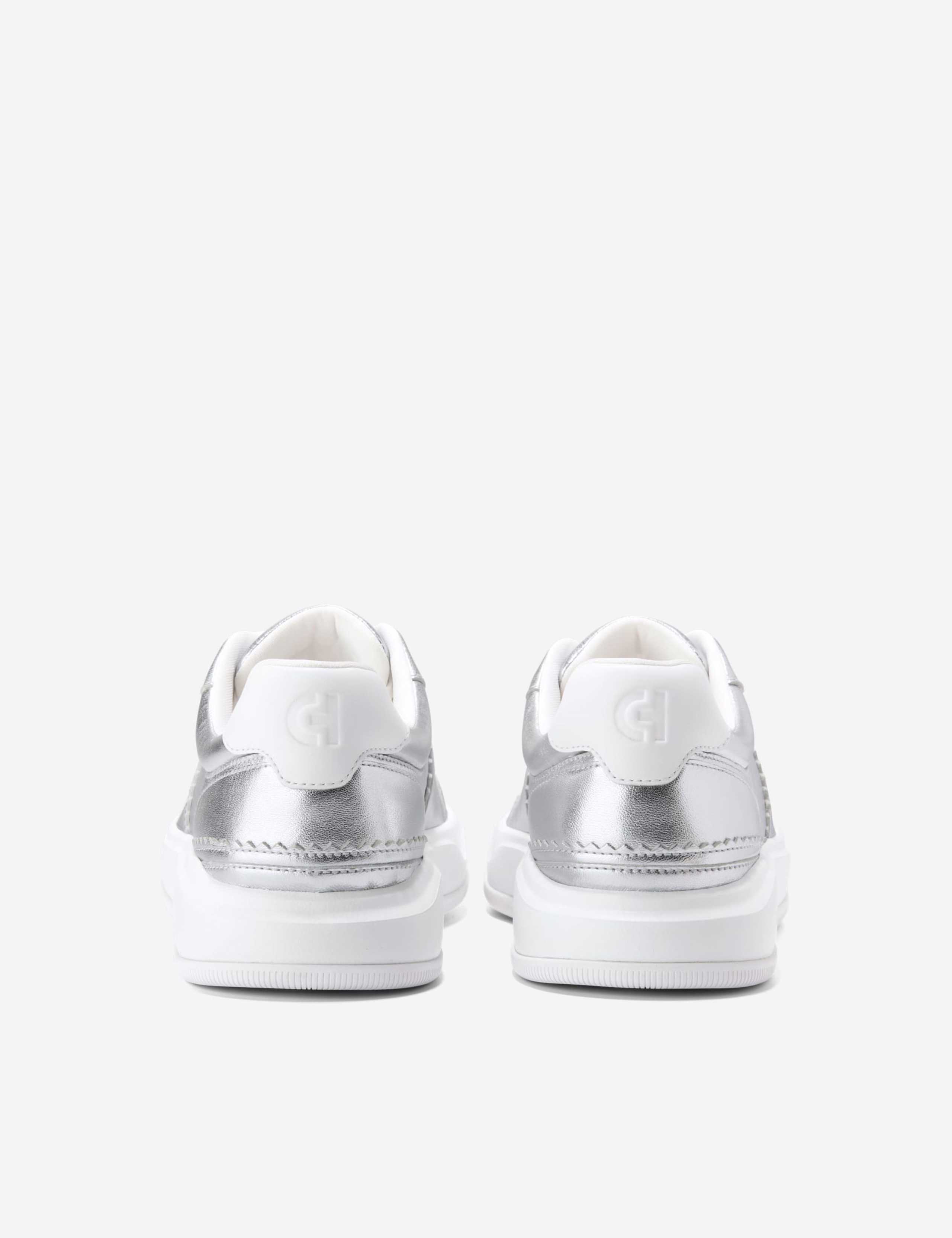 Grandpro Carissa Leather Metallic Trainers 5 of 6