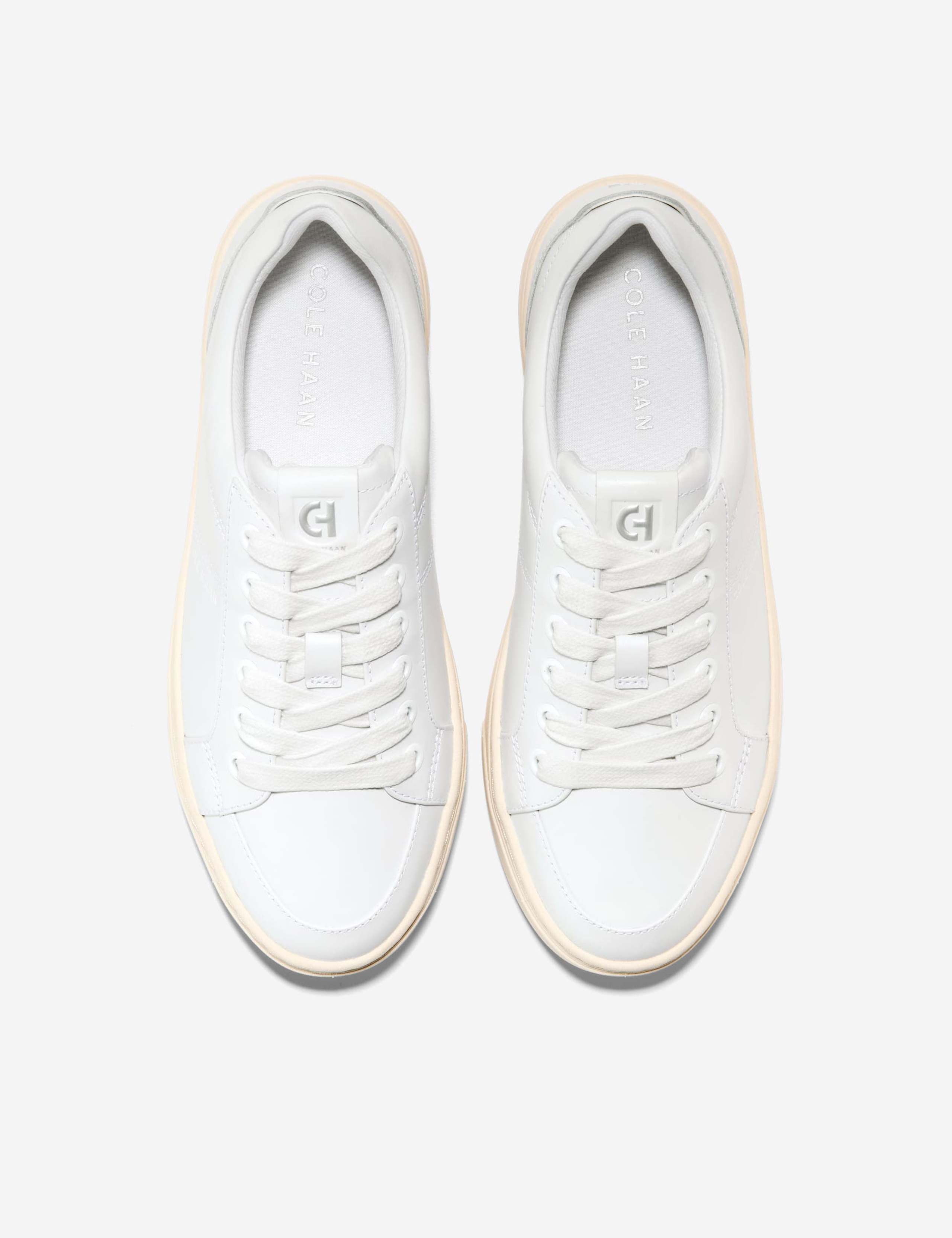 Leather Lace Up Platform Trainers 4 of 6