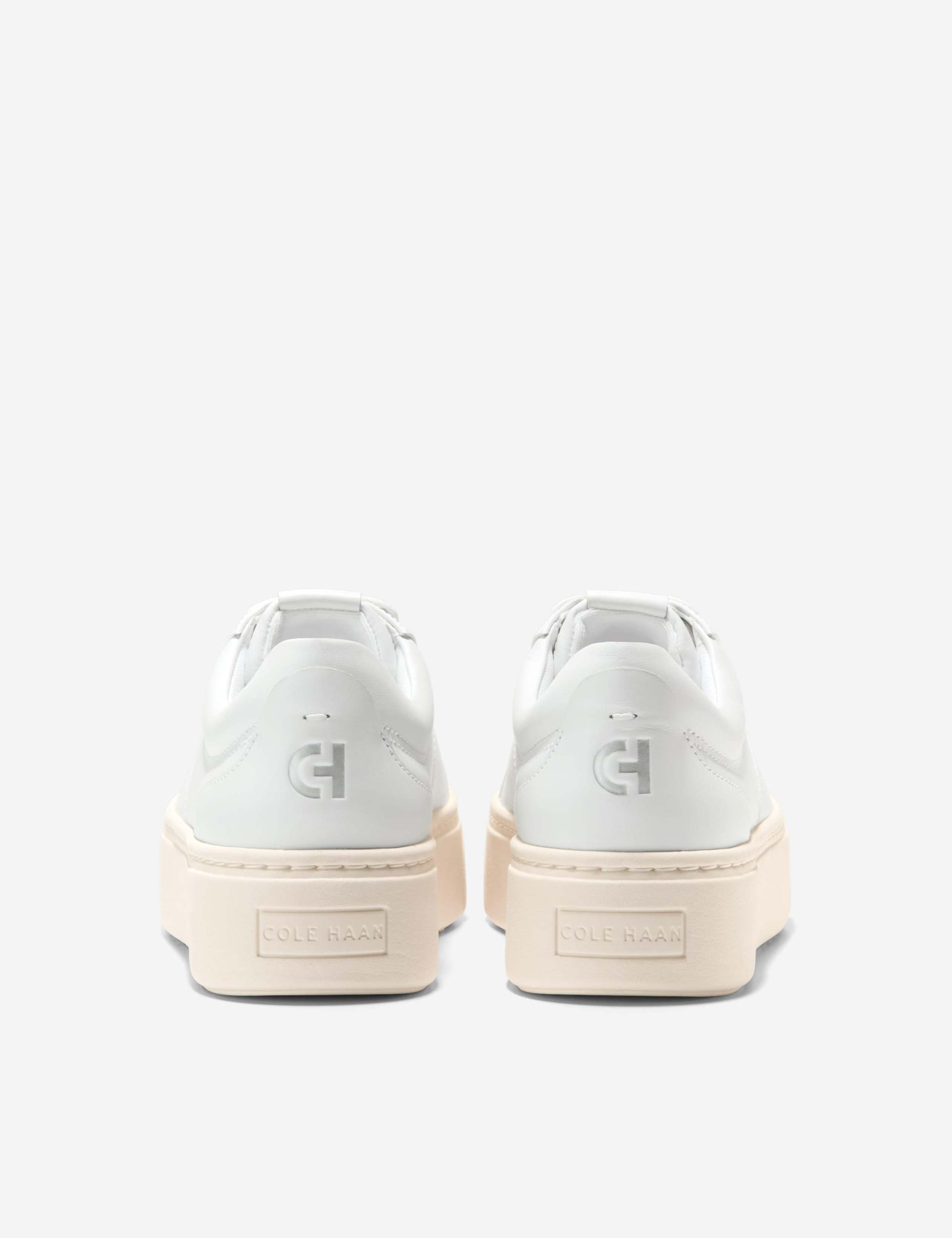 Leather Lace Up Platform Trainers 5 of 6