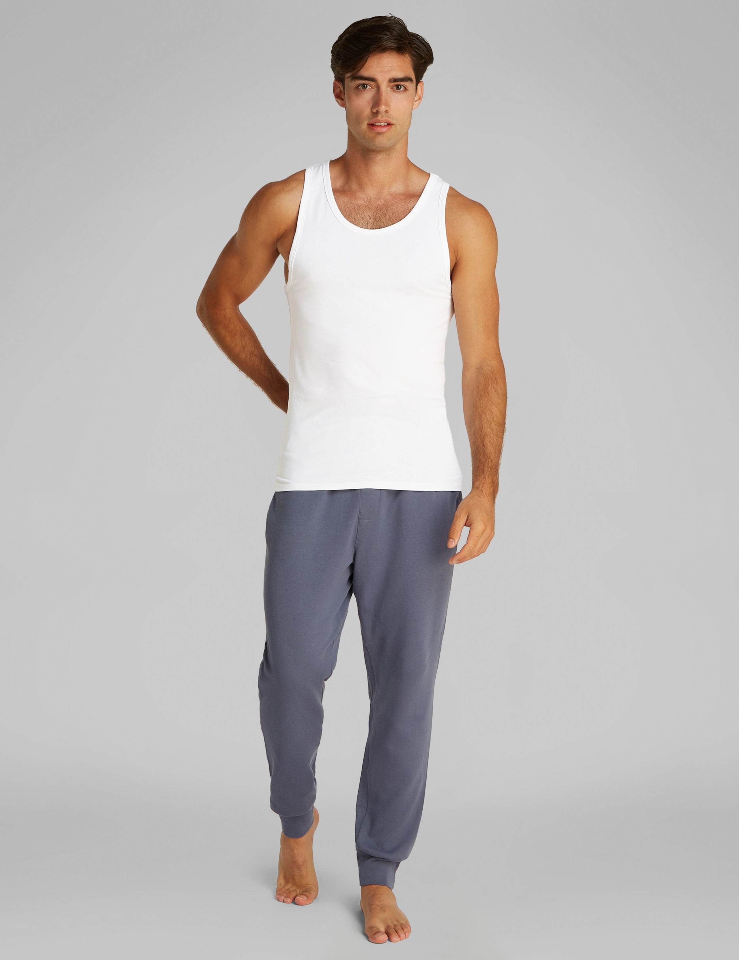 3 Pack Cotton Rich Sleeveless Vests 3 of 5