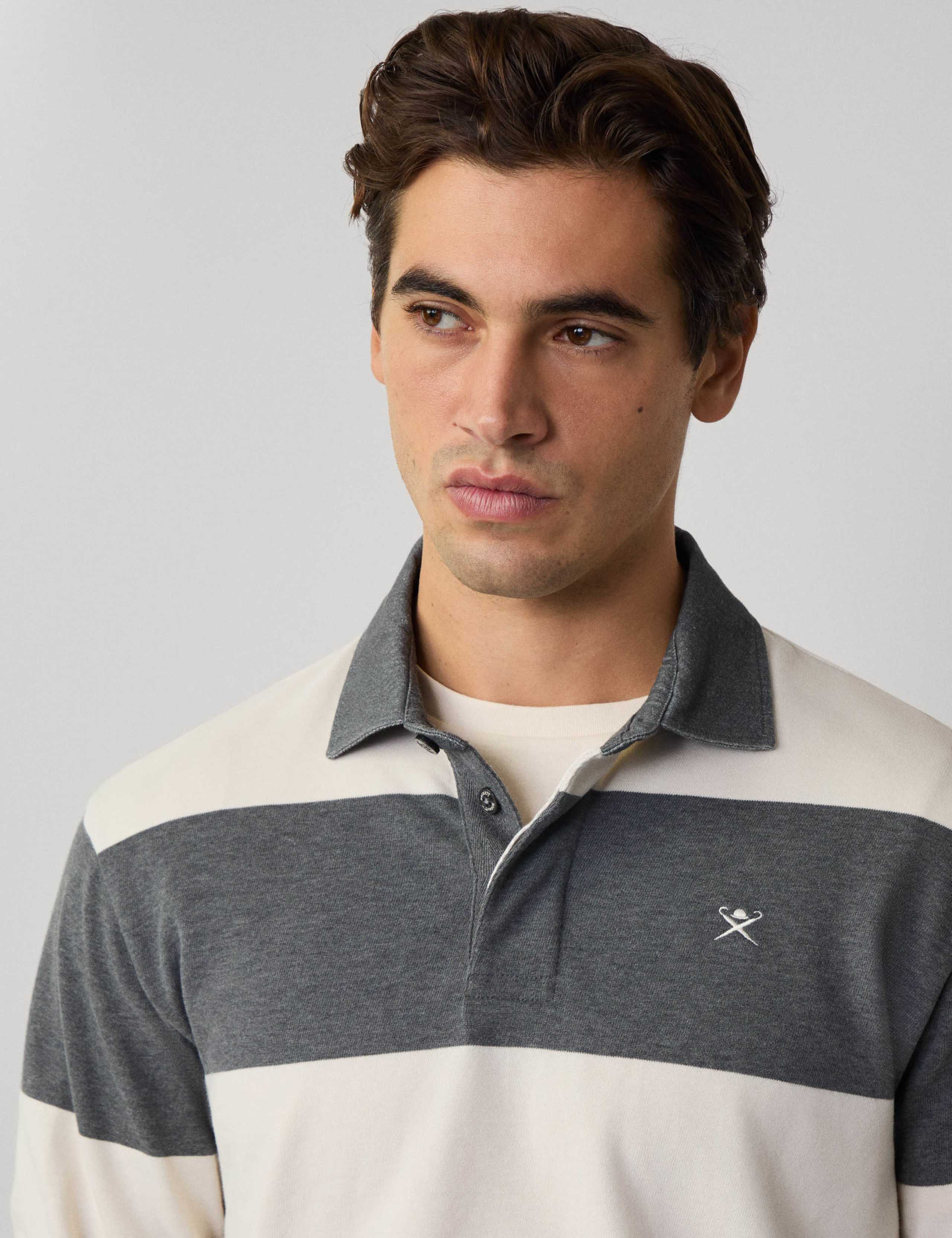Pure Cotton Striped Long Sleeve Rugby Shirt 4 of 7